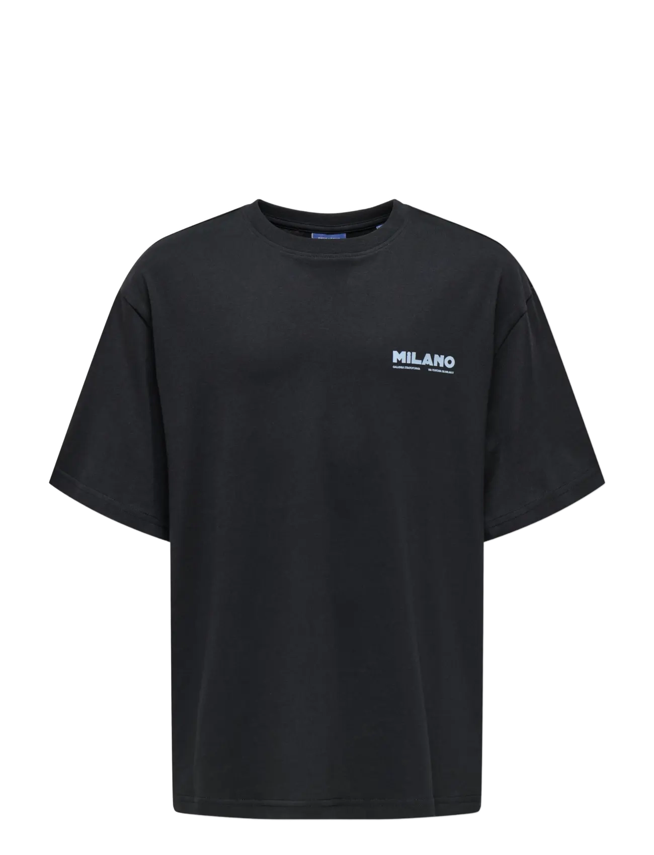ONLY & SONS OSJFRED MILANO OVZ SS TEE - ONLY & SONS JUNIOR - BLACK / black
