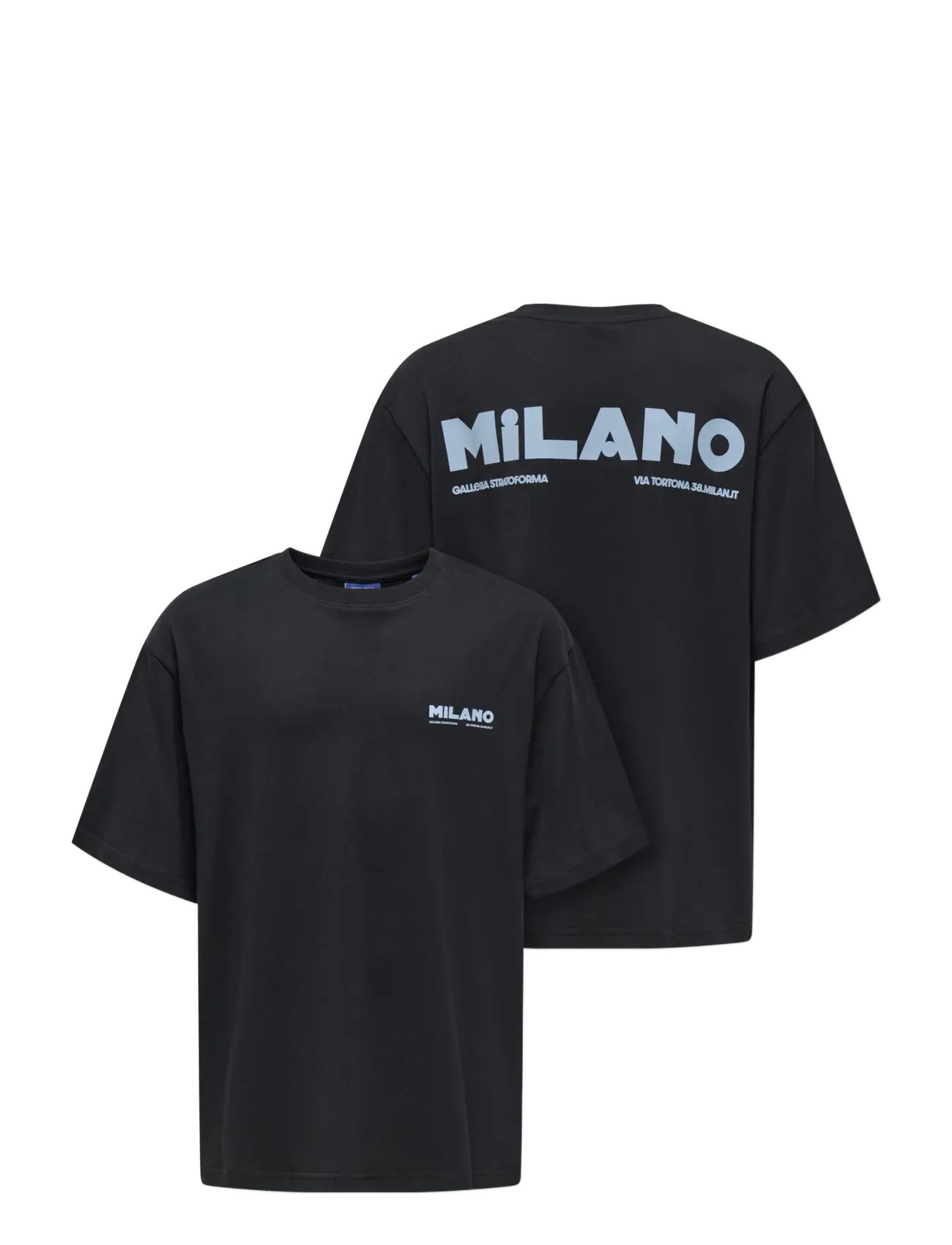 ONLY & SONS - OSJFRED MILANO OVZ SS TEE - black - 2