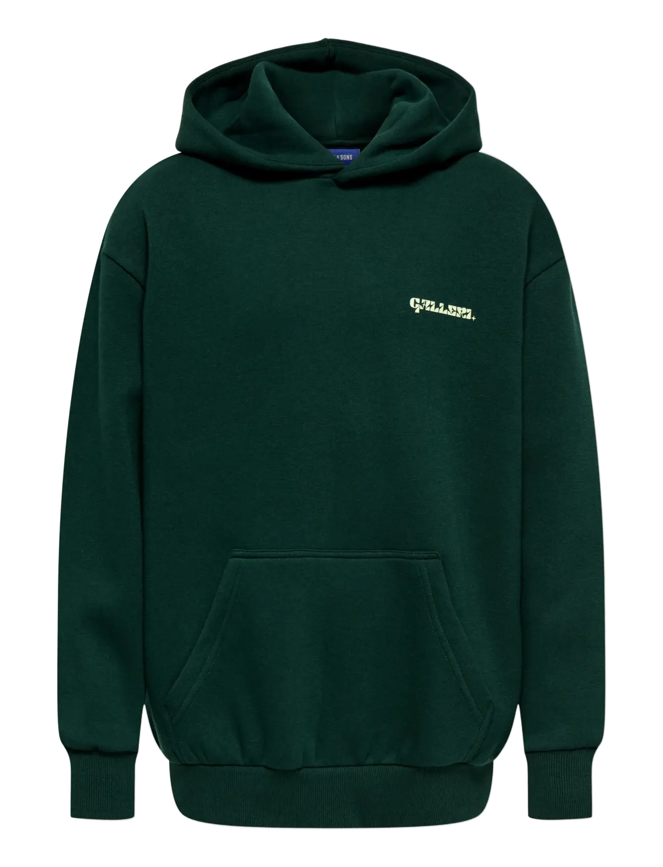 ONLY & SONS OSJCERES MILANO OVZ LS HOODIE SWEAT - ONLY & SONS JUNIOR - PINE GROVE / green