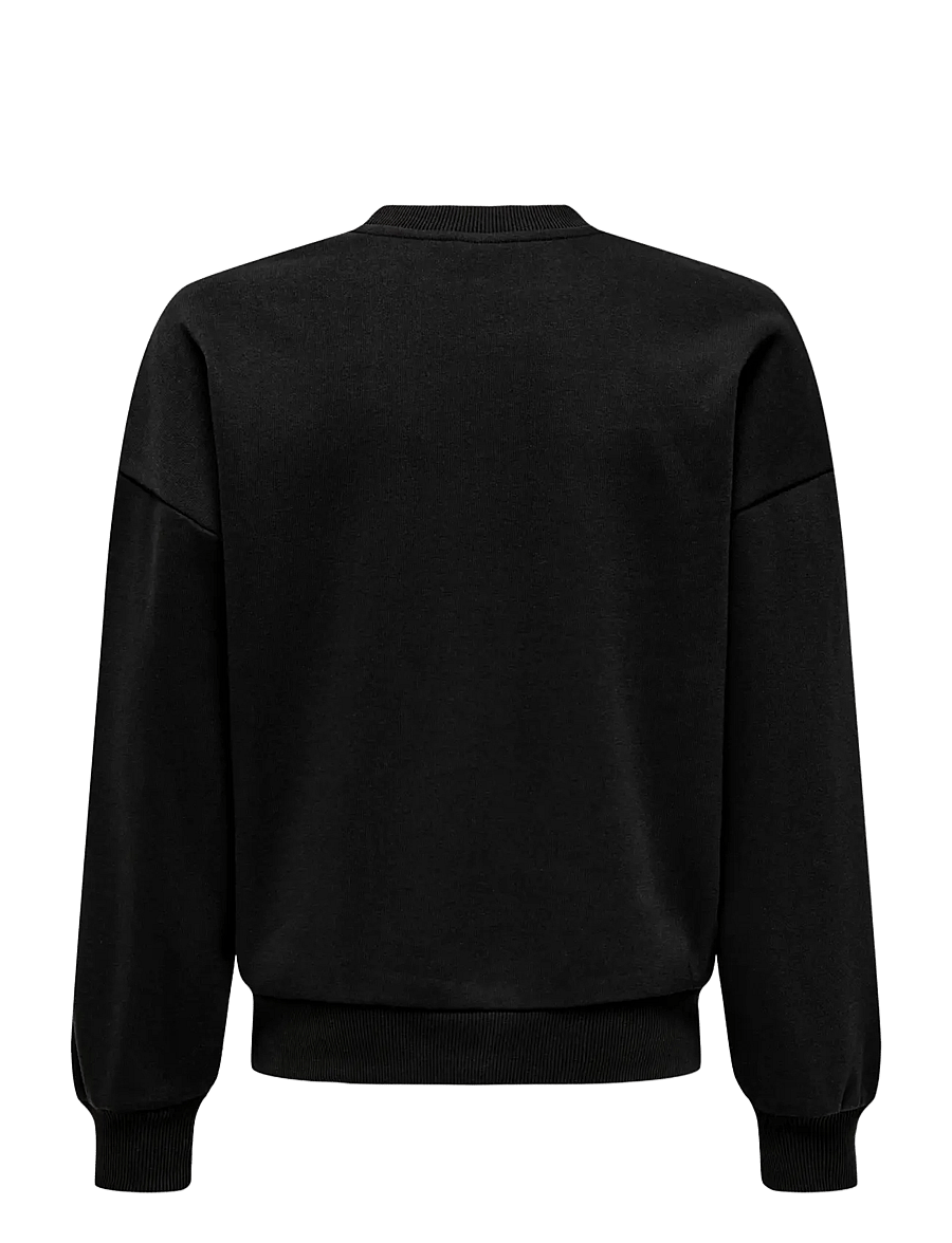ONLY & SONS - OSJTYSON OVZ LS CREW SWEAT LB - dressipluusid - black onyx - 2
