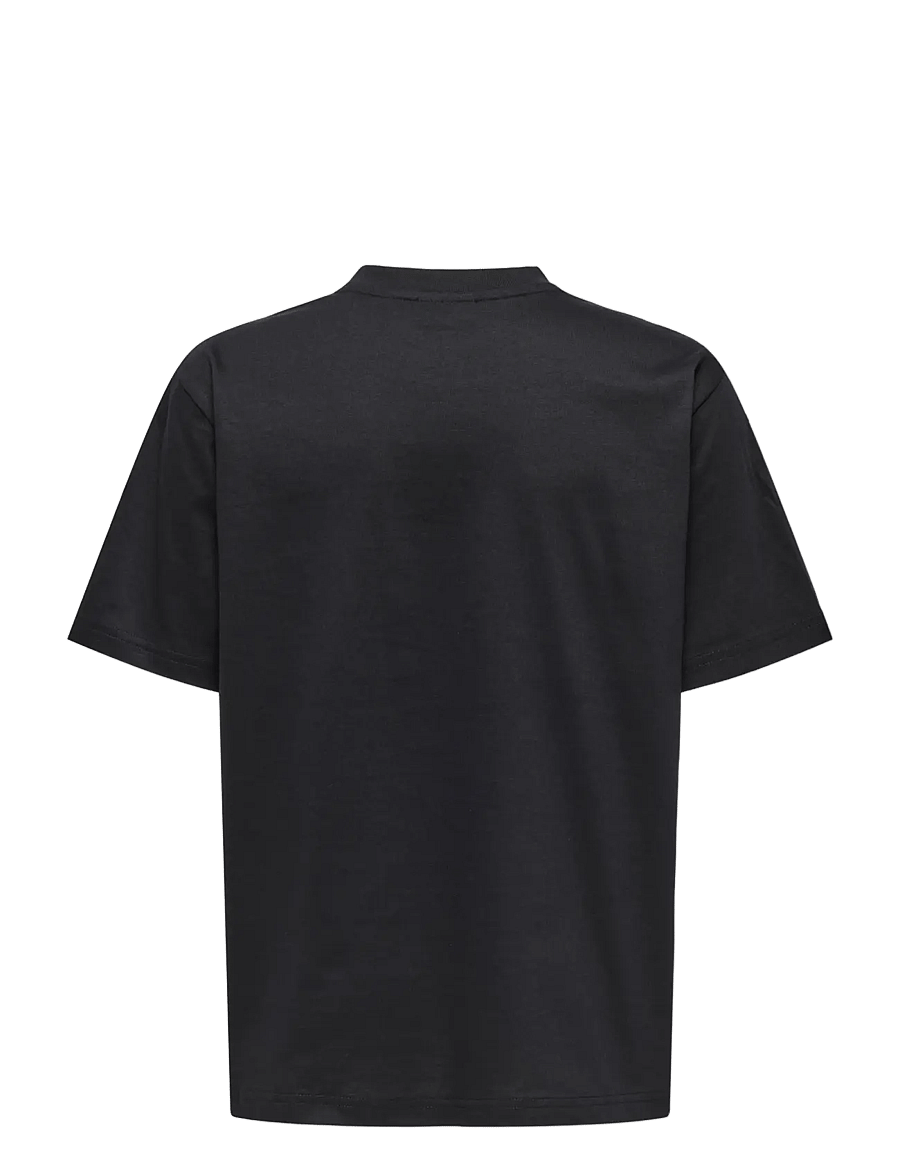ONLY & SONS - OSJFRED LIFE RLX SS TEE LB - lühikeste varrukatega t-särgid - black onyx - 1