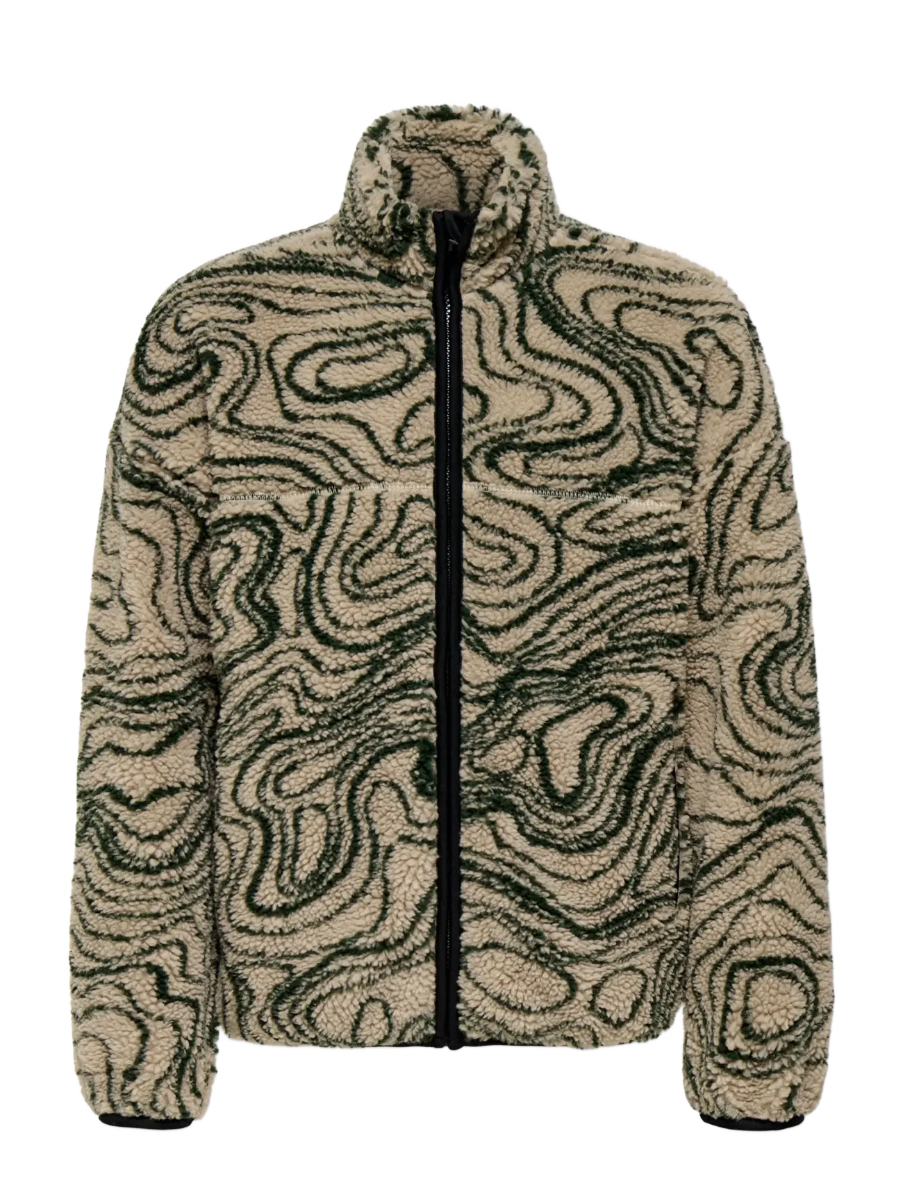 ONLY & SONS OSJADAM LIFE OVZ LANDSCAPE SHERPA VD - ONLY & SONS JUNIOR - DESERT TAUPE / beige