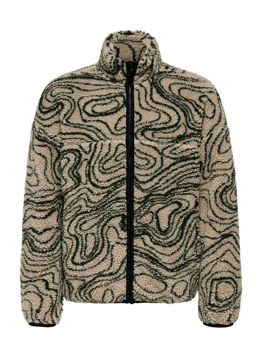 ONLY & SONS - OSJADAM LIFE OVZ LANDSCAPE SHERPA VD - fleecejacken - desert taupe - 0