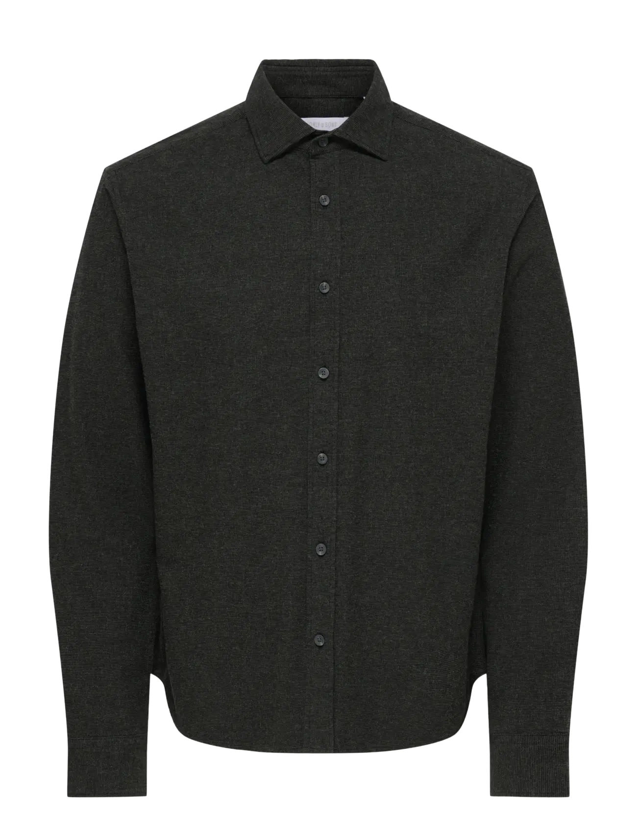 ONLY & SONS ONSALON LS SLIM SHIRT FRML - Vabaajasärgid - BELUGA / grey