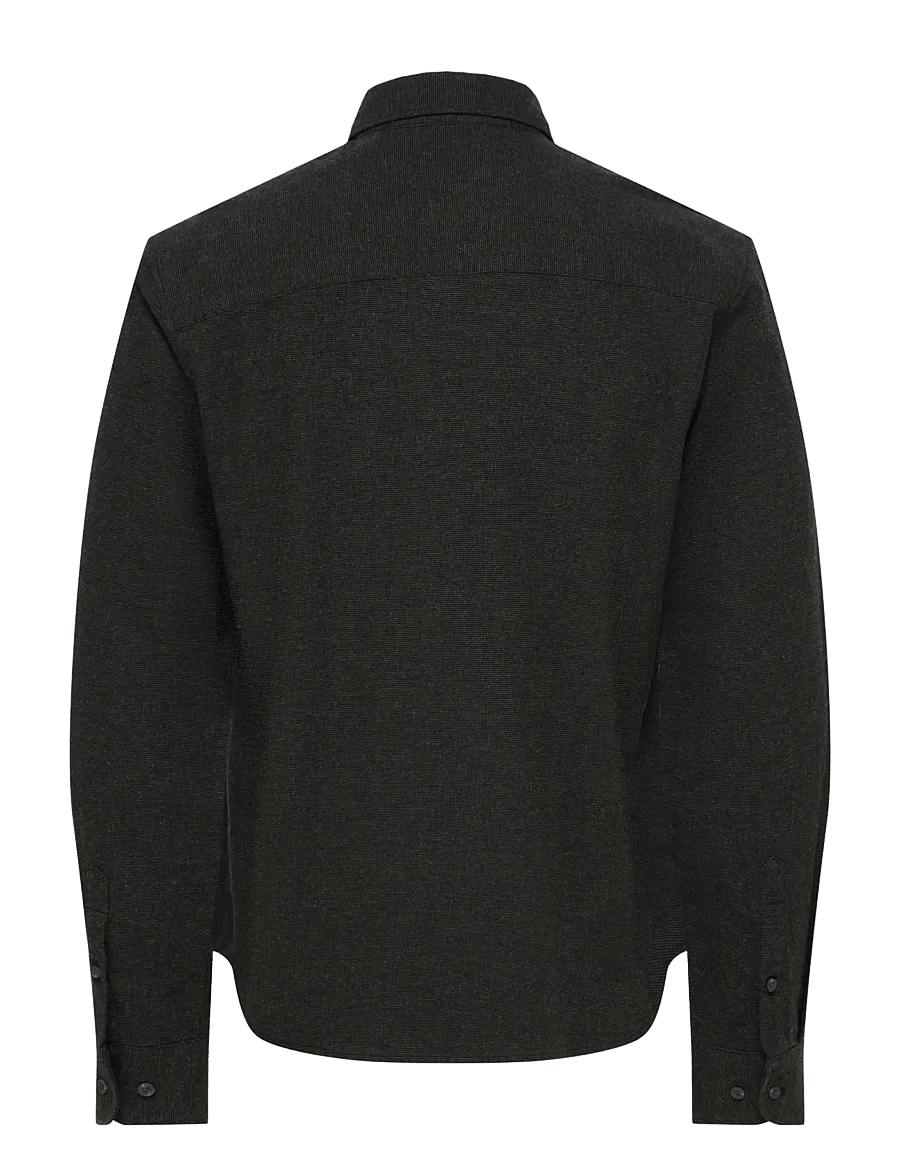 ONLY & SONS - ONSALON LS SLIM SHIRT FRML - vabaajasärgid - beluga - 1