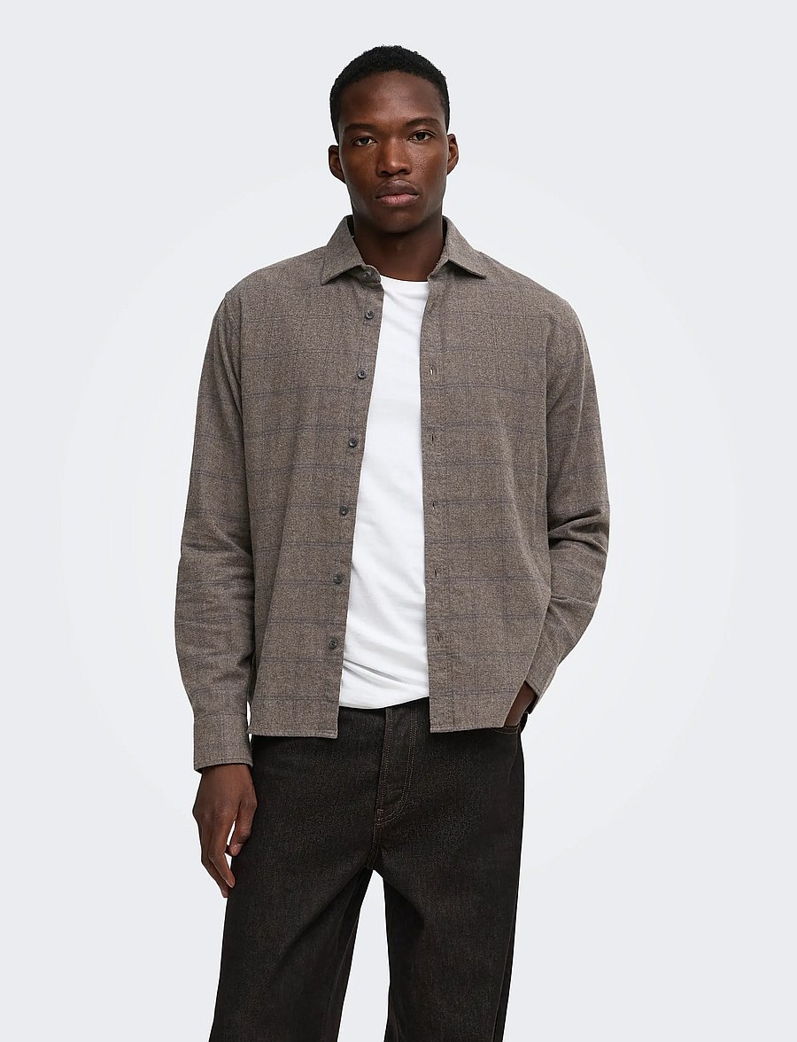 ONLY & SONS - ONSALON LS SLIM SHIRT FRML - flanell-hemden - falcon - 0