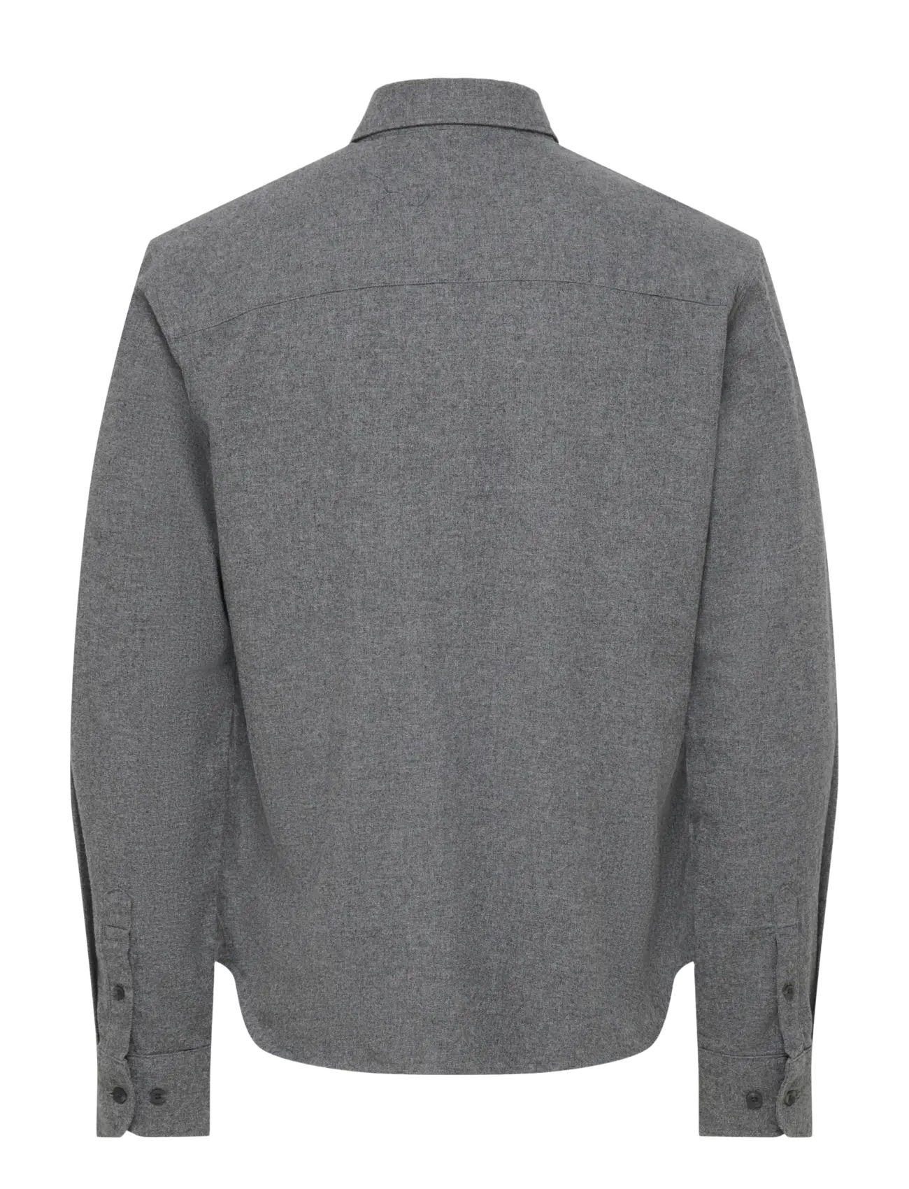 ONLY & SONS - ONSALON LS SLIM SHIRT FRML - freizeithemden - medium grey melange - 1