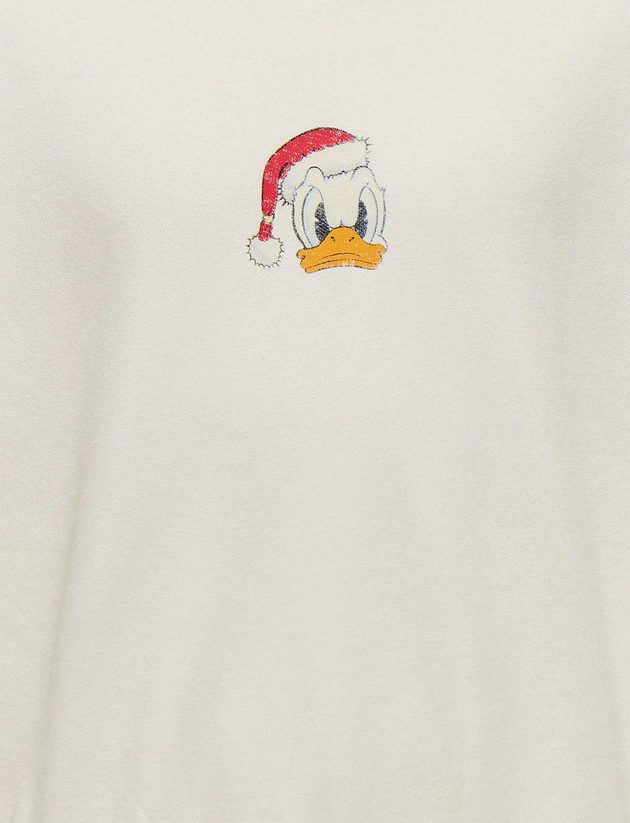 ONLY & SONS - OSJCHRISTMAS OVZ LS LIC CREW SWEAT - sweatshirts - cloud dancer - 3