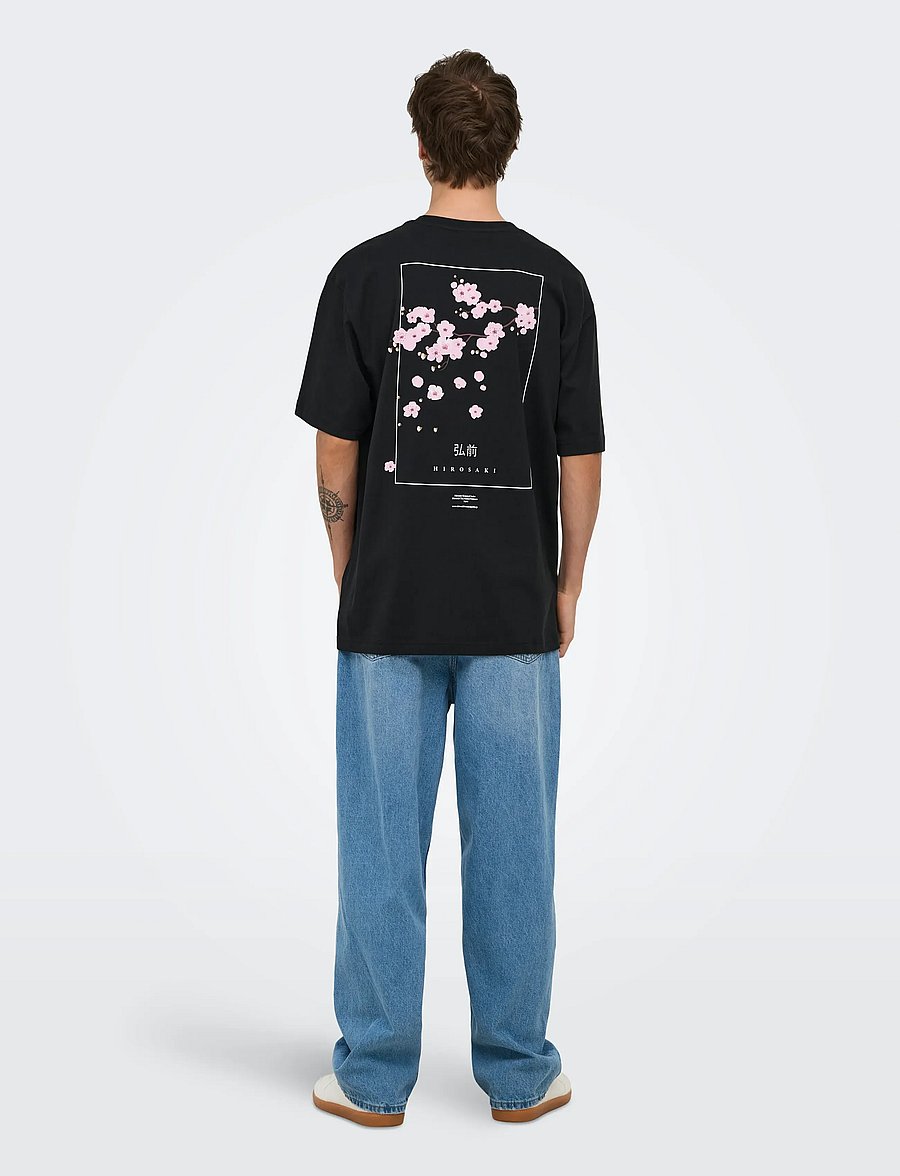 ONLY & SONS - ONSCIFF SS RLX TEE - black - 4