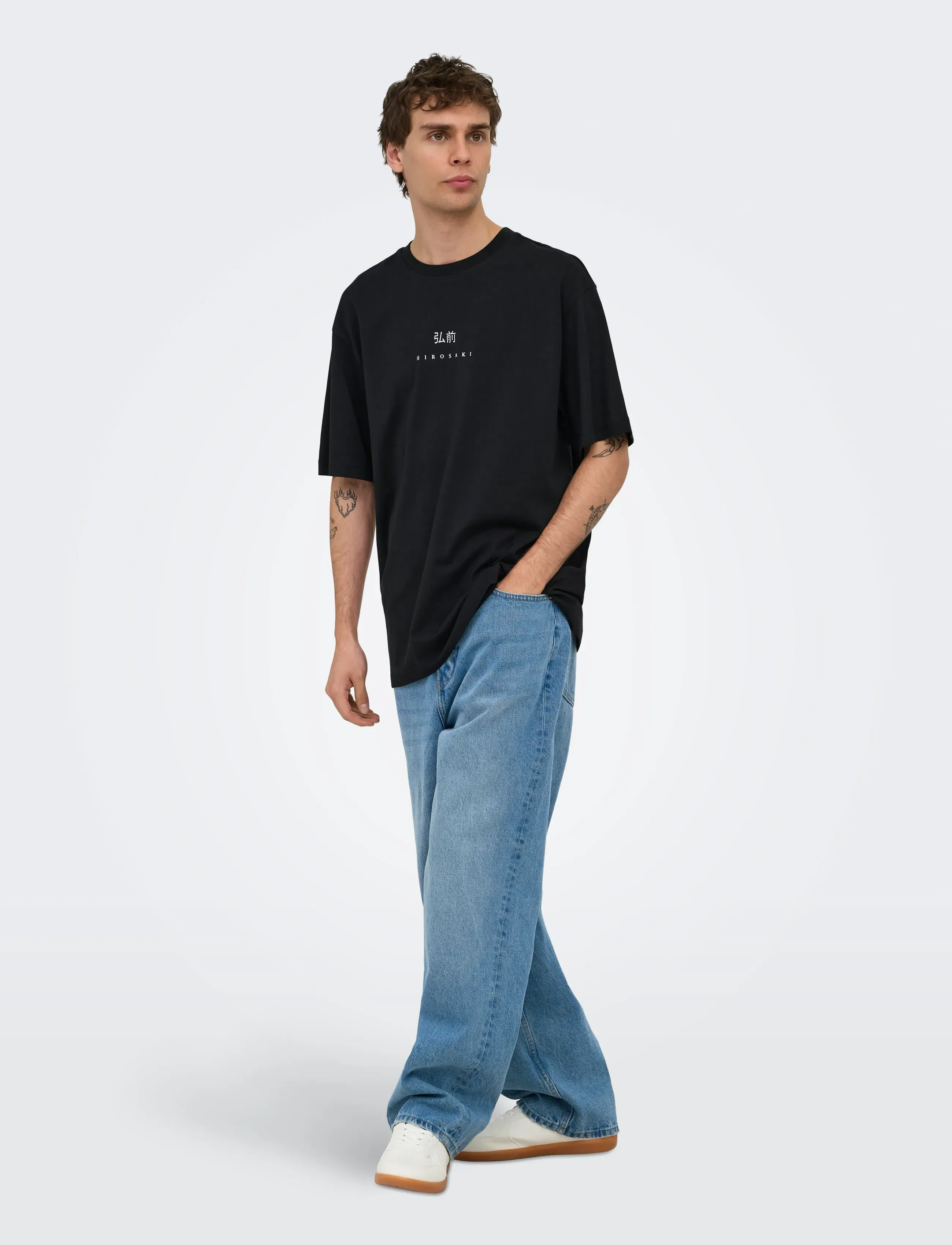 ONLY & SONS - ONSCIFF SS RLX TEE - black - 5