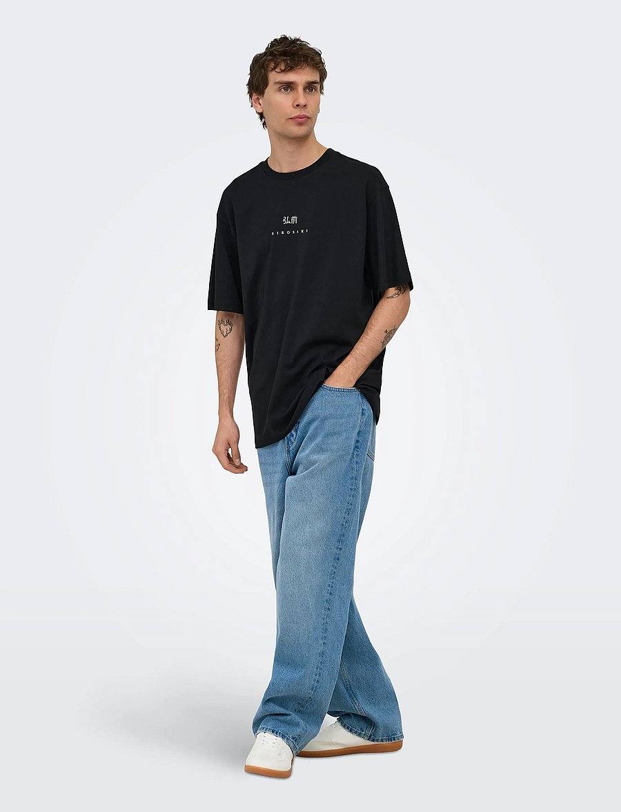 ONLY & SONS - ONSCIFF SS RLX TEE - black - 5