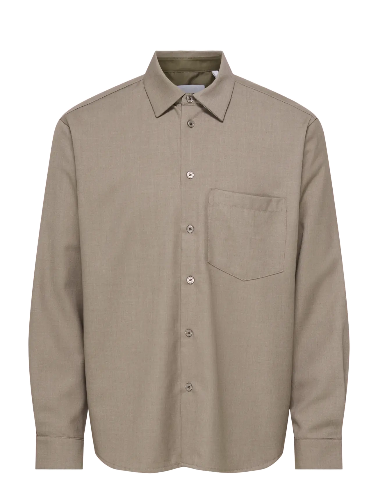 ONLY & SONS Onshans Rlx 0668 Shirt Frml Braun - XXL - Herren