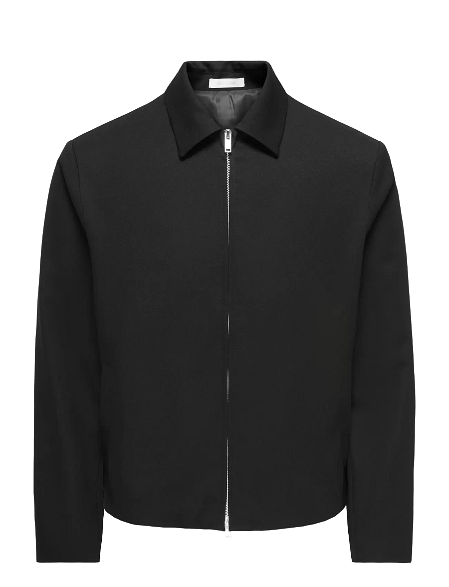ONLY & SONS - ONSJOEY REG 0612 OVERSHIRT FRML - black - 0
