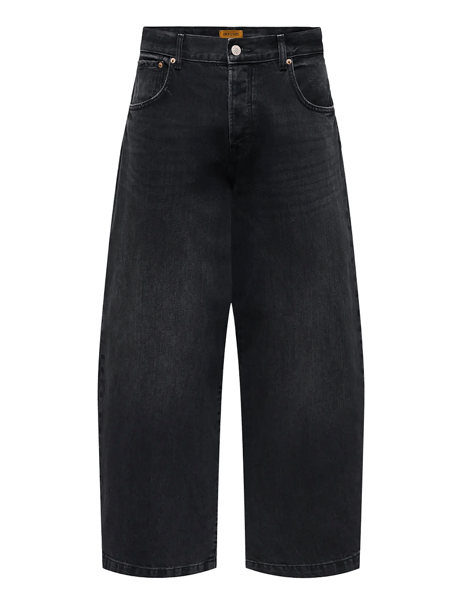ONLY & SONS - ONSKAYCE BARREL BLK 9163 TAI DNM - black denim - 0