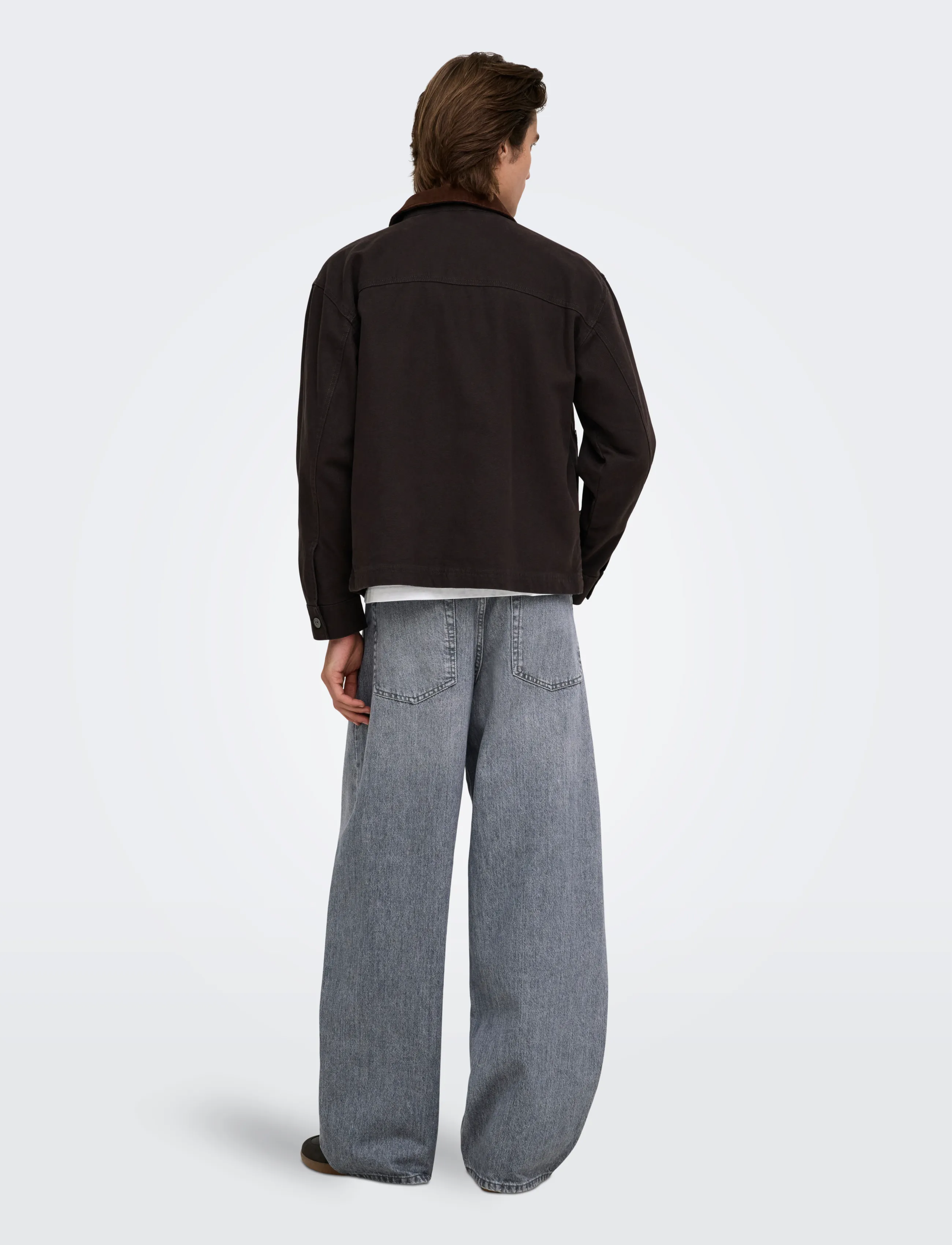ONLY & SONS - ONSKAYCE BARREL MG 9164 TAI DNM - medium grey denim - 3