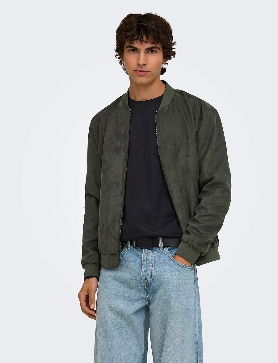ONLY & SONS - ONSFRED LIFE RLX LS TEE NOOS - pikkade varrukatega t-särgid - black - 0