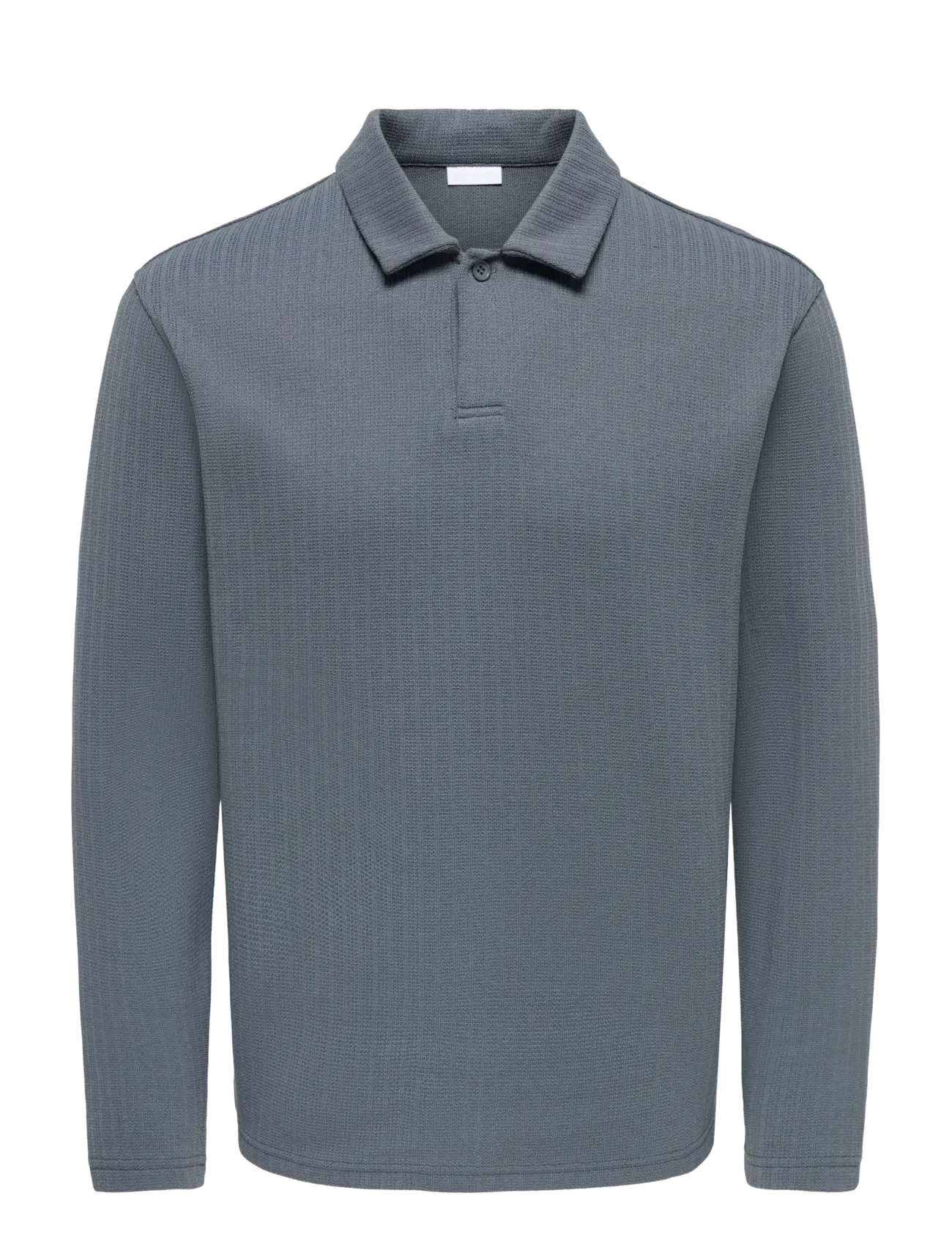 ONLY & SONS ONSTREY LIFE REG LS FRML POLO - Neuleet - TURBULENCE / grey