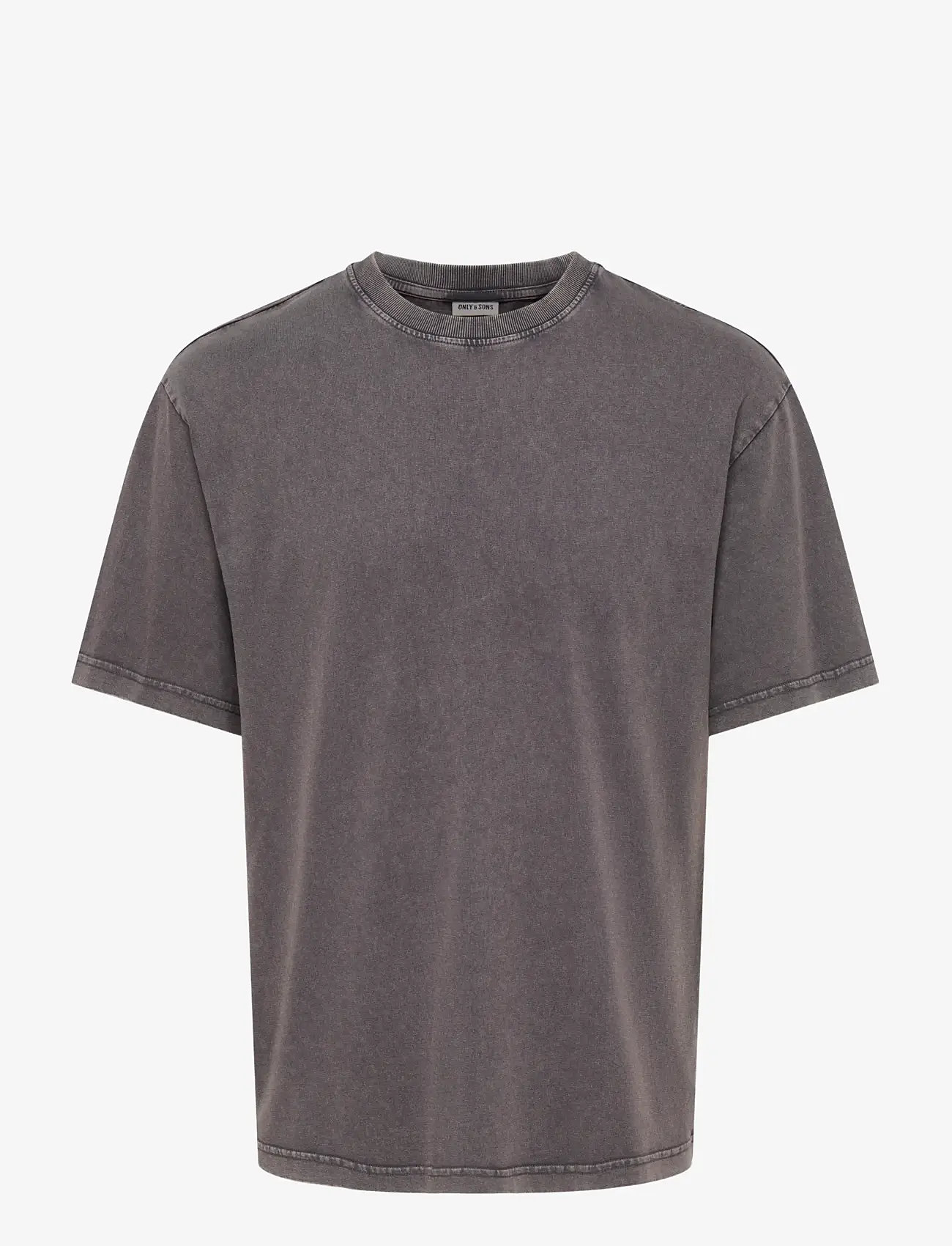 ONLY & SONS - ONSFRED LIFE RLX SS WASHED TEE - kurzärmelig - grey pinstripe - 0