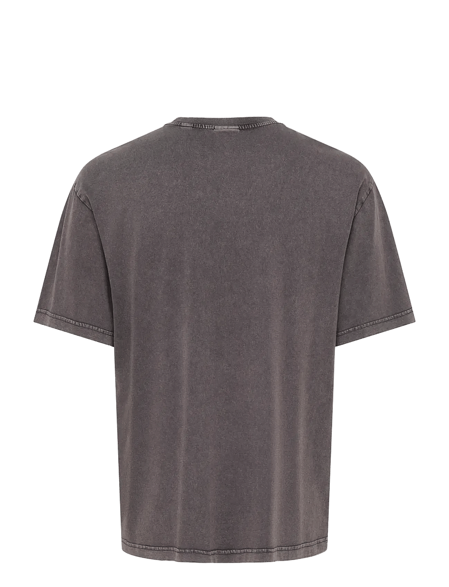 ONLY & SONS - ONSFRED LIFE RLX SS WASHED TEE - kortærmede t-shirts - grey pinstripe - 1