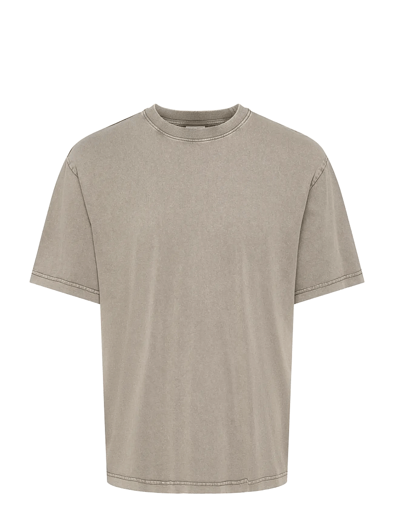 ONLY & SONS - ONSFRED LIFE RLX SS WASHED TEE - kortärmade t-shirts - tarmac - 0