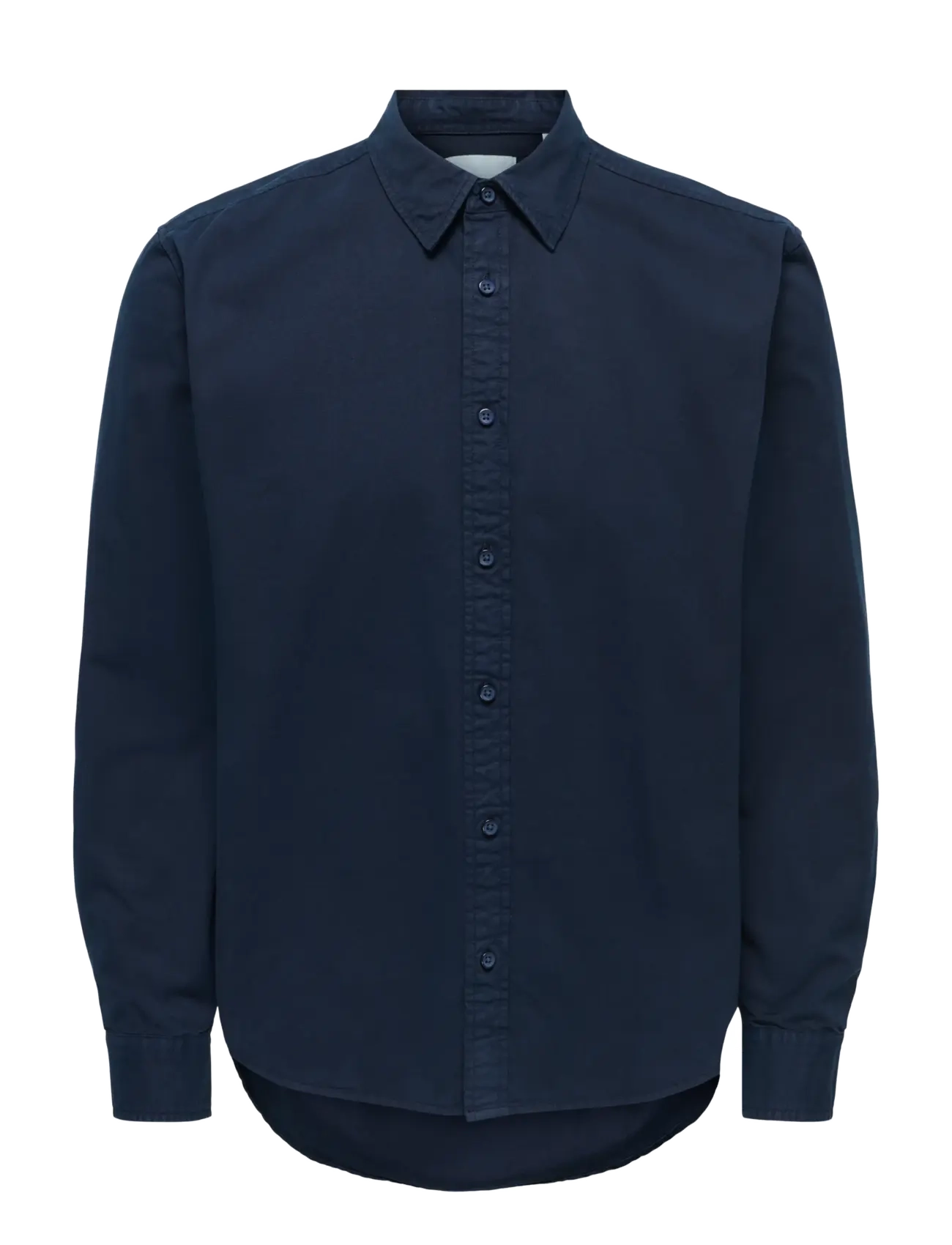 ONLY & SONS ONSPALO OVERDYED LS REG SHIRT - Skjortor - DARK NAVY / navy
