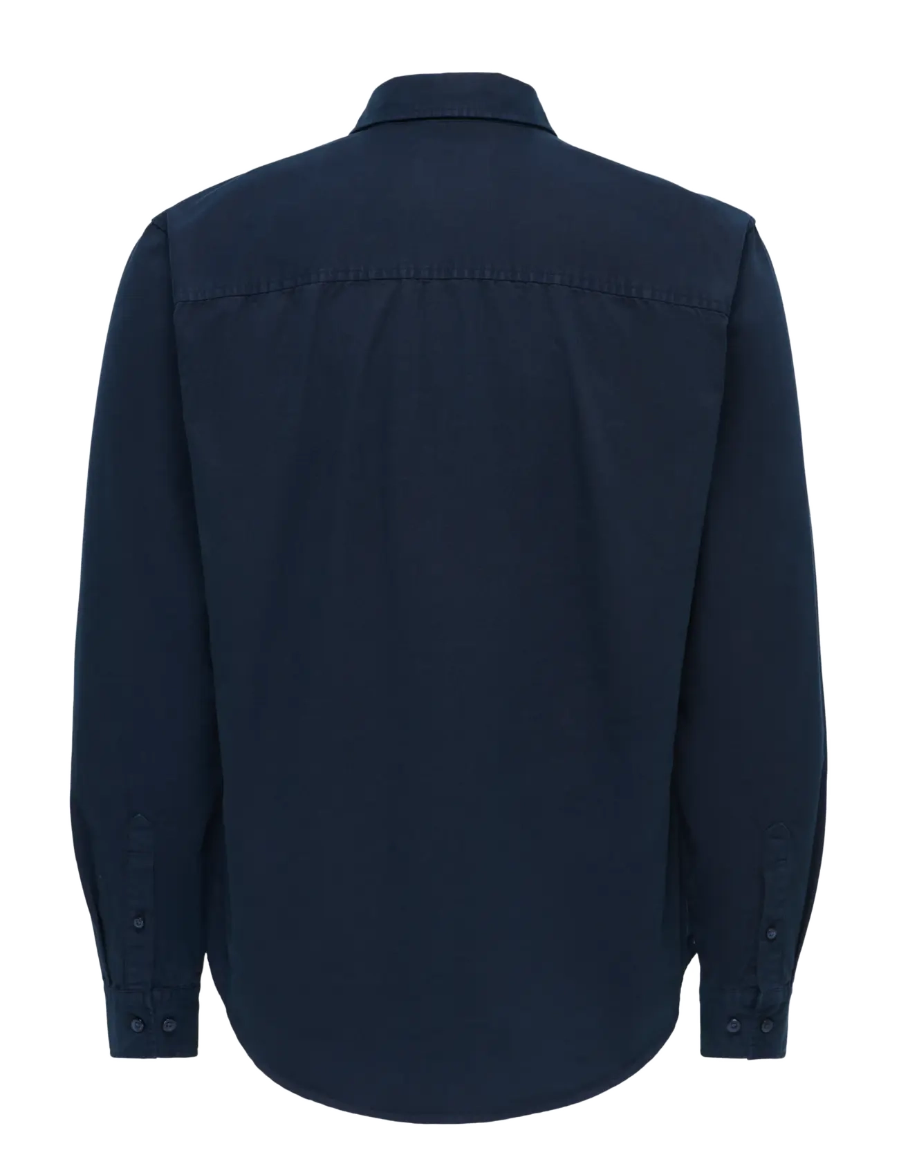 ONLY & SONS - ONSPALO OVERDYED LS REG SHIRT - freizeithemden - dark navy - 1