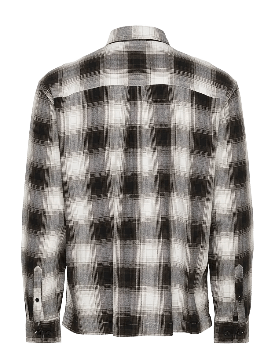 ONLY & SONS - ONSKOSTA LS CHECK REG SHIRT - ternede skjorter - coffee bean - 1