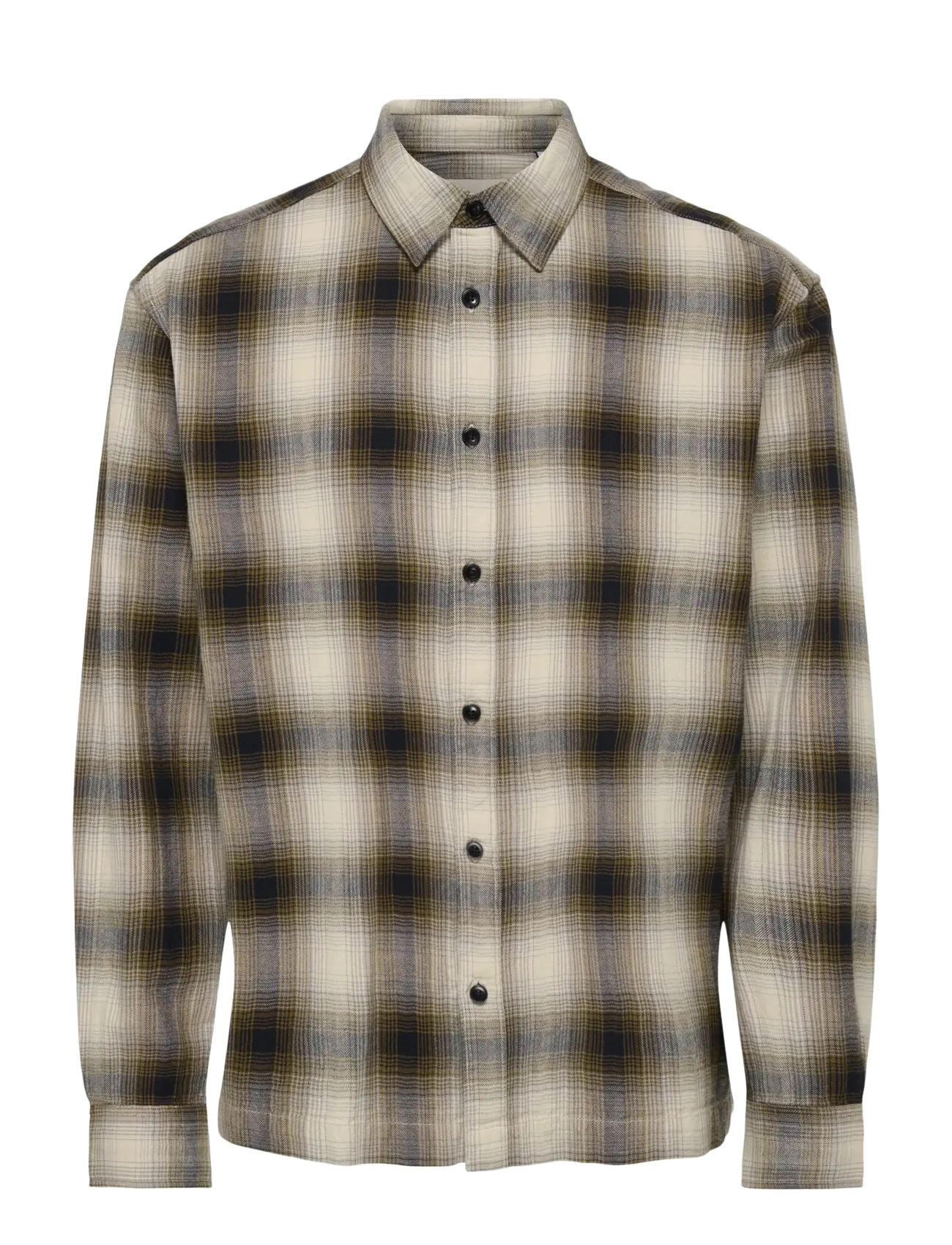 ONLY & SONS ONSKOSTA LS CHECK REG SHIRT - ONLY & SONS - RUBBER / cream
