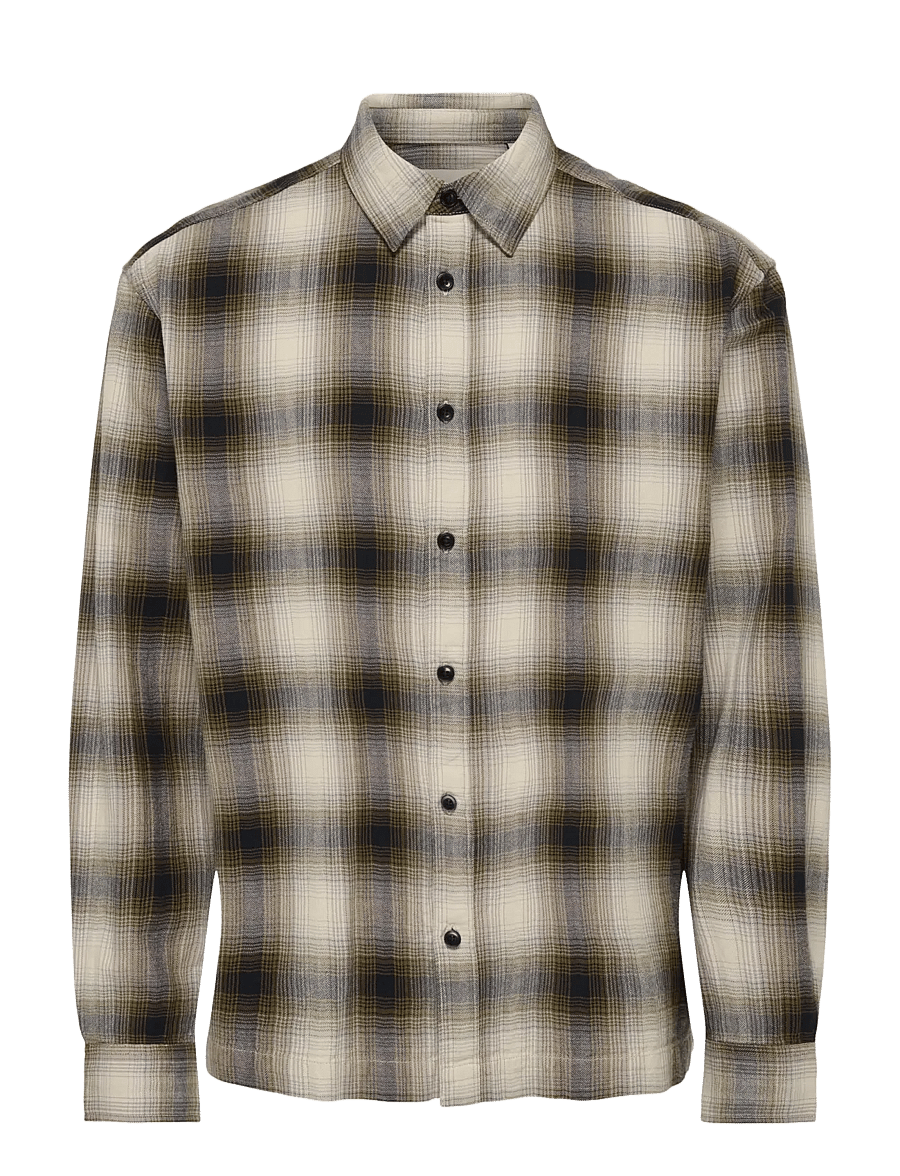 ONLY & SONS - ONSKOSTA LS CHECK REG SHIRT - karierte hemden - rubber - 0