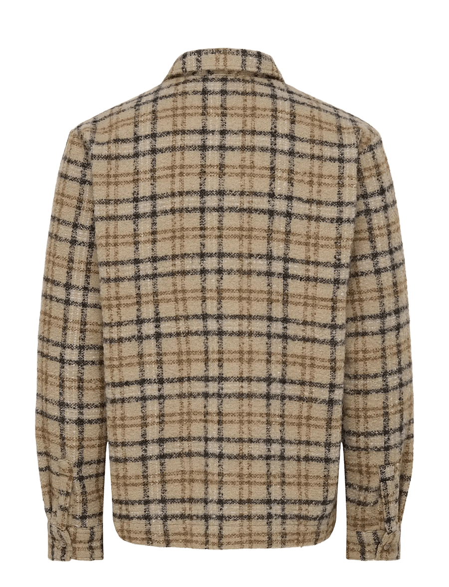 ONLY & SONS - ONSLUIGI LS BOUCLE REG OVERSHIRT - collections - twill - 1