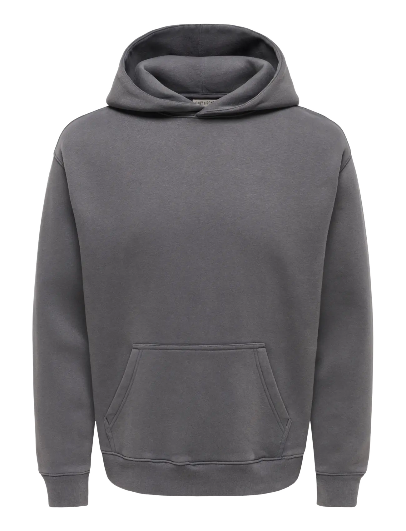 ONLY & SONS ONSLARRY EFLOW RLX LS WASH HOODIE SWEAT - Uus - GREY PINSTRIPE / grey