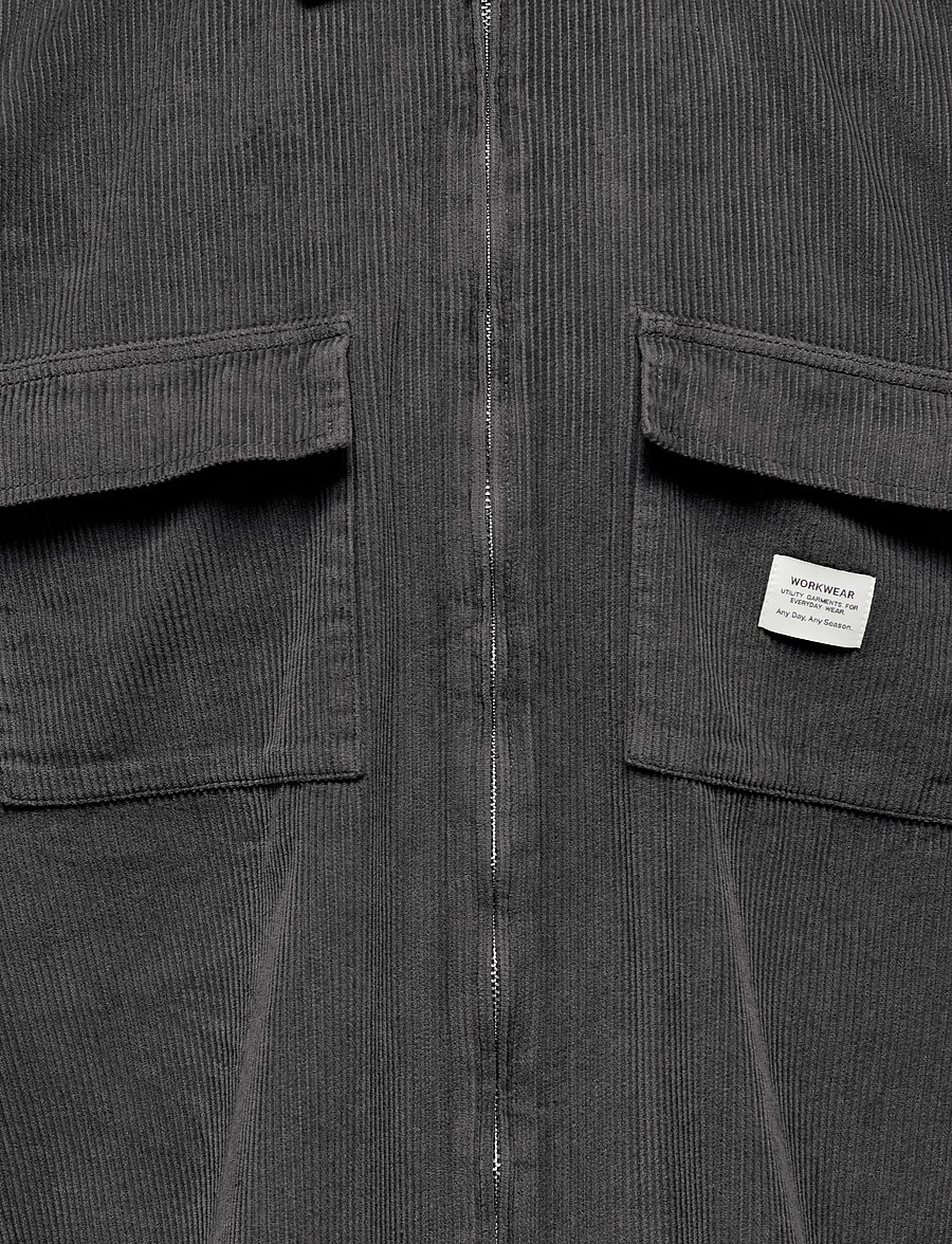 ONLY & SONS - ONSBRAY CORD OVERSHIRT RLX WW - grey pinstripe - 2