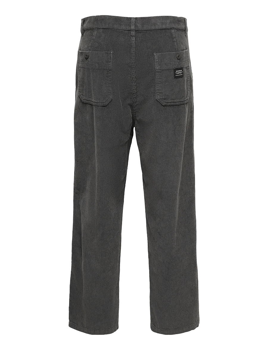 ONLY & SONS - ONSTOBY LOOSE TAP CORD BRAY PANTS WW - grey pinstripe - 1