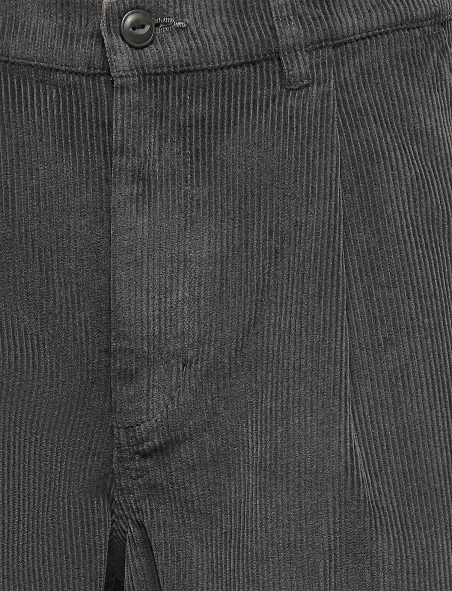 ONLY & SONS - ONSTOBY LOOSE TAP CORD BRAY PANTS WW - grey pinstripe - 2