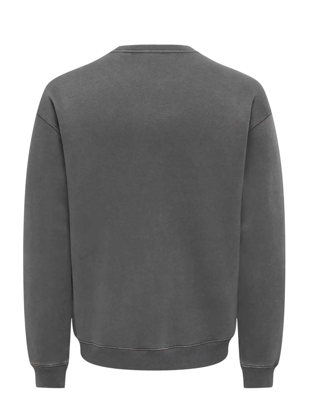 ONLY & SONS - ONSLARRY EFLOW RLX LS WASHED CREW SWEAT - grey pinstripe - 1