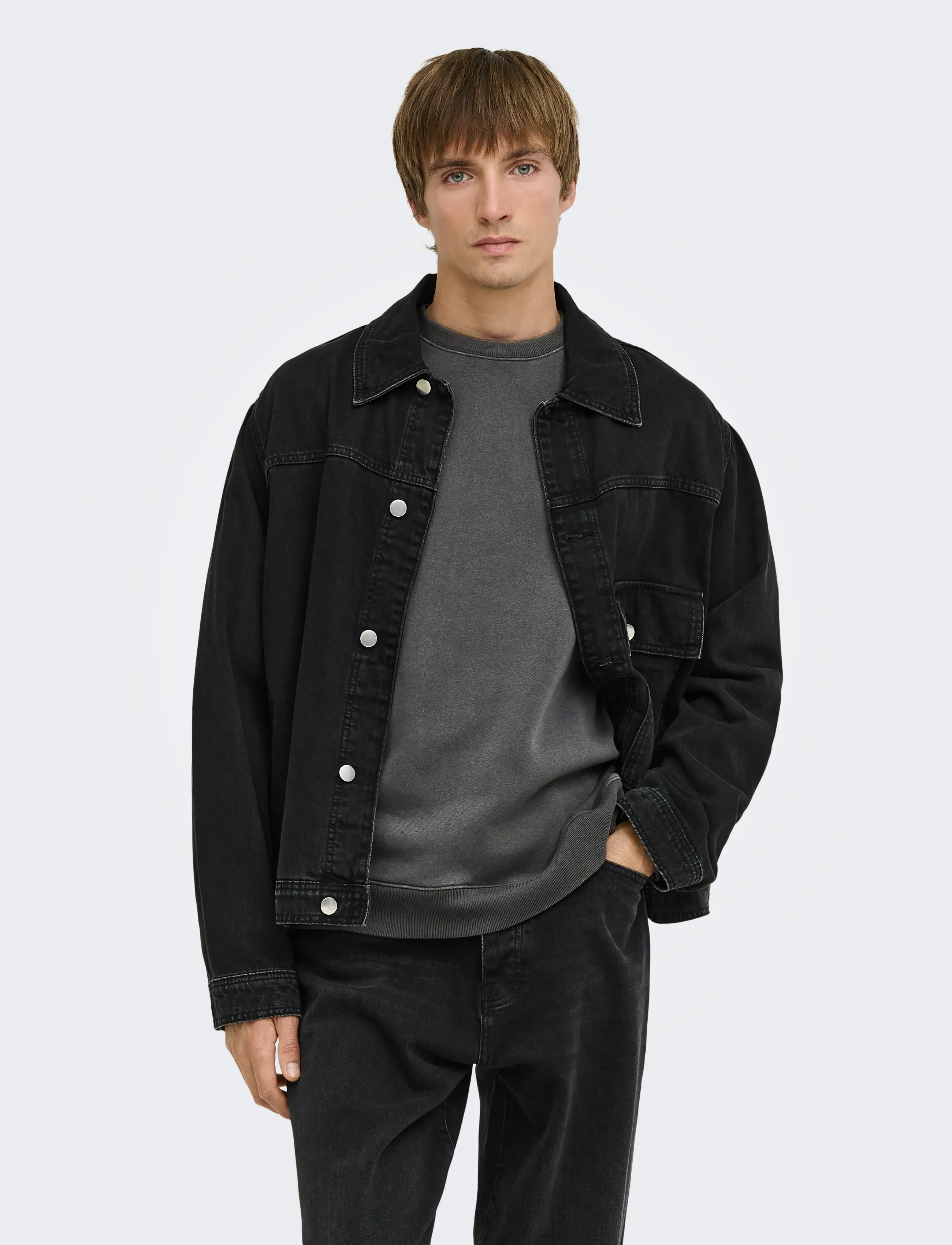 Onslarry Eflow Rlx Ls Washed Crew Sweat
