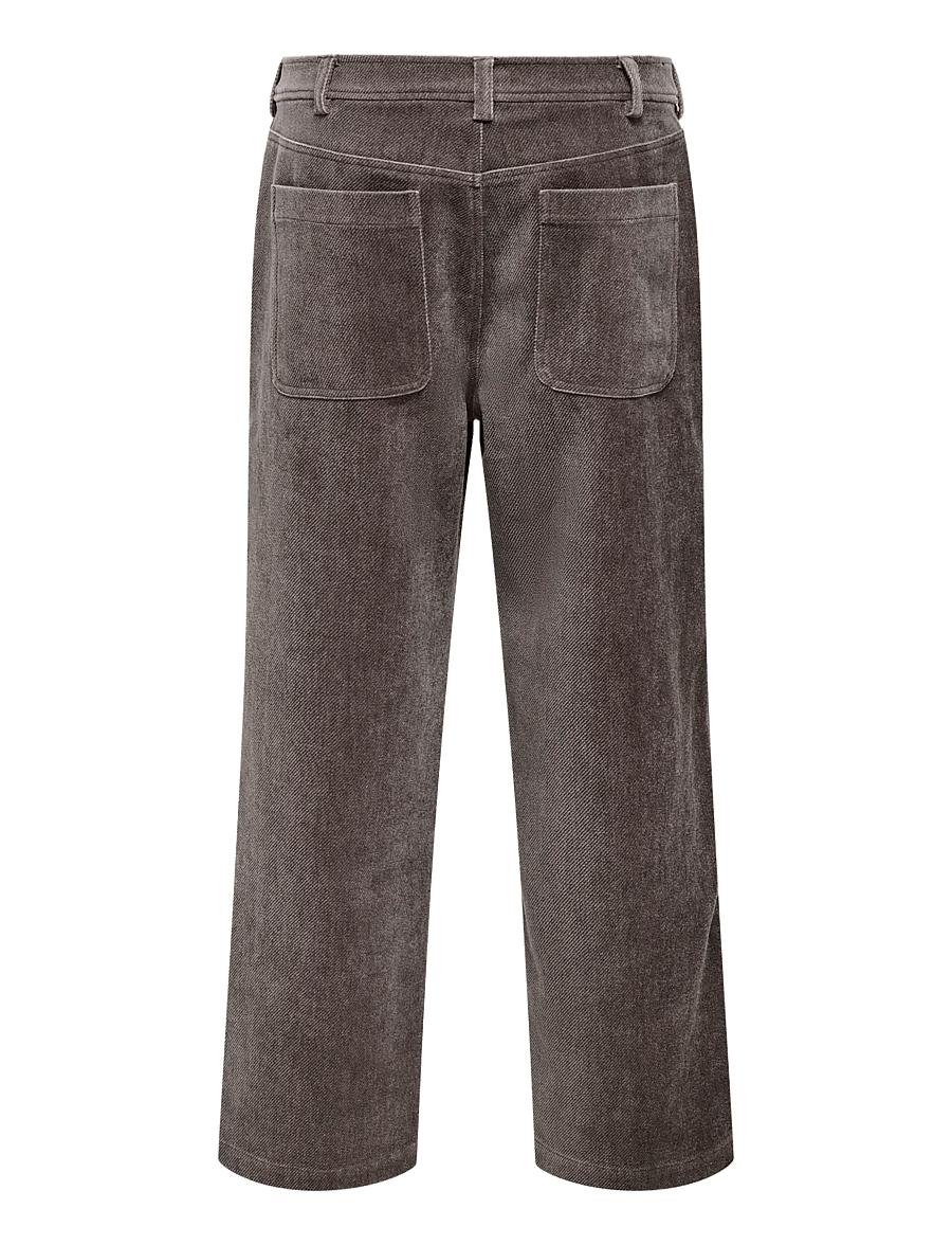 ONLY & SONS - ONSREMI WIDE TWILL AMBLE PANTS - freizeithosen - delicioso - 1