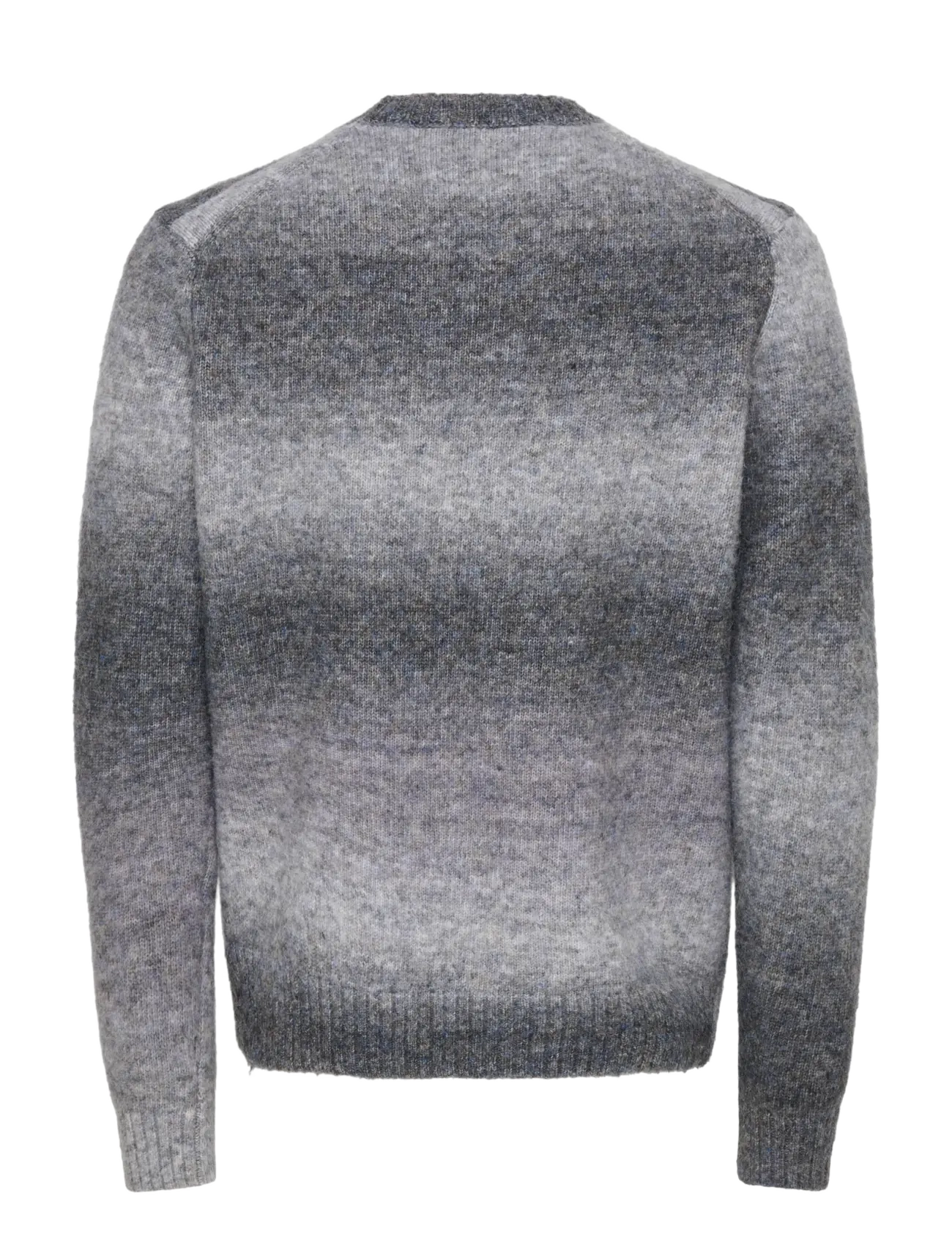 ONLY & SONS - ONSMACK GRADIANT REG CREW KNIT - grey pinstripe - 2