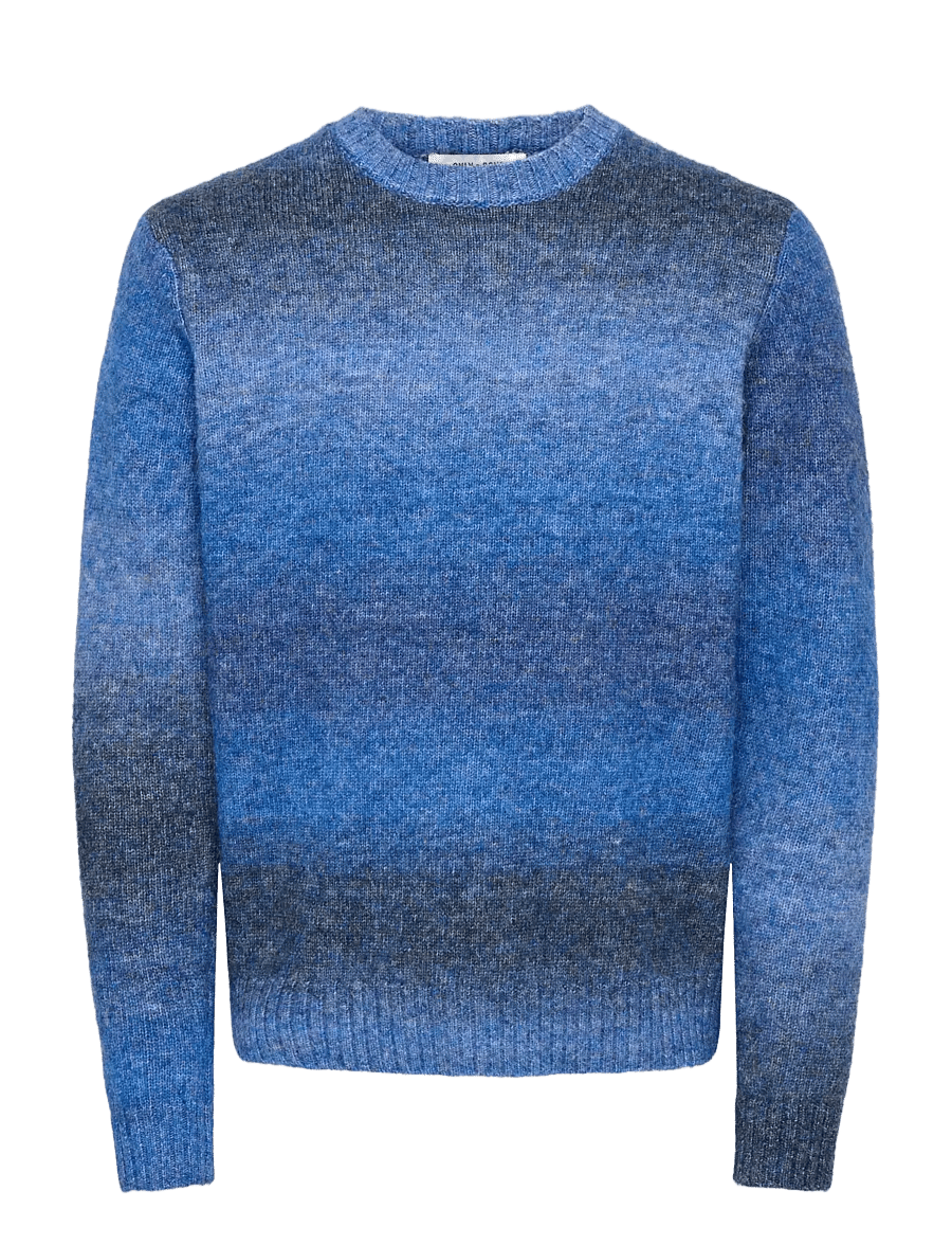 ONLY & SONS - ONSMACK GRADIANT REG CREW KNIT - Ümara kaelusega - navy blazer - 0