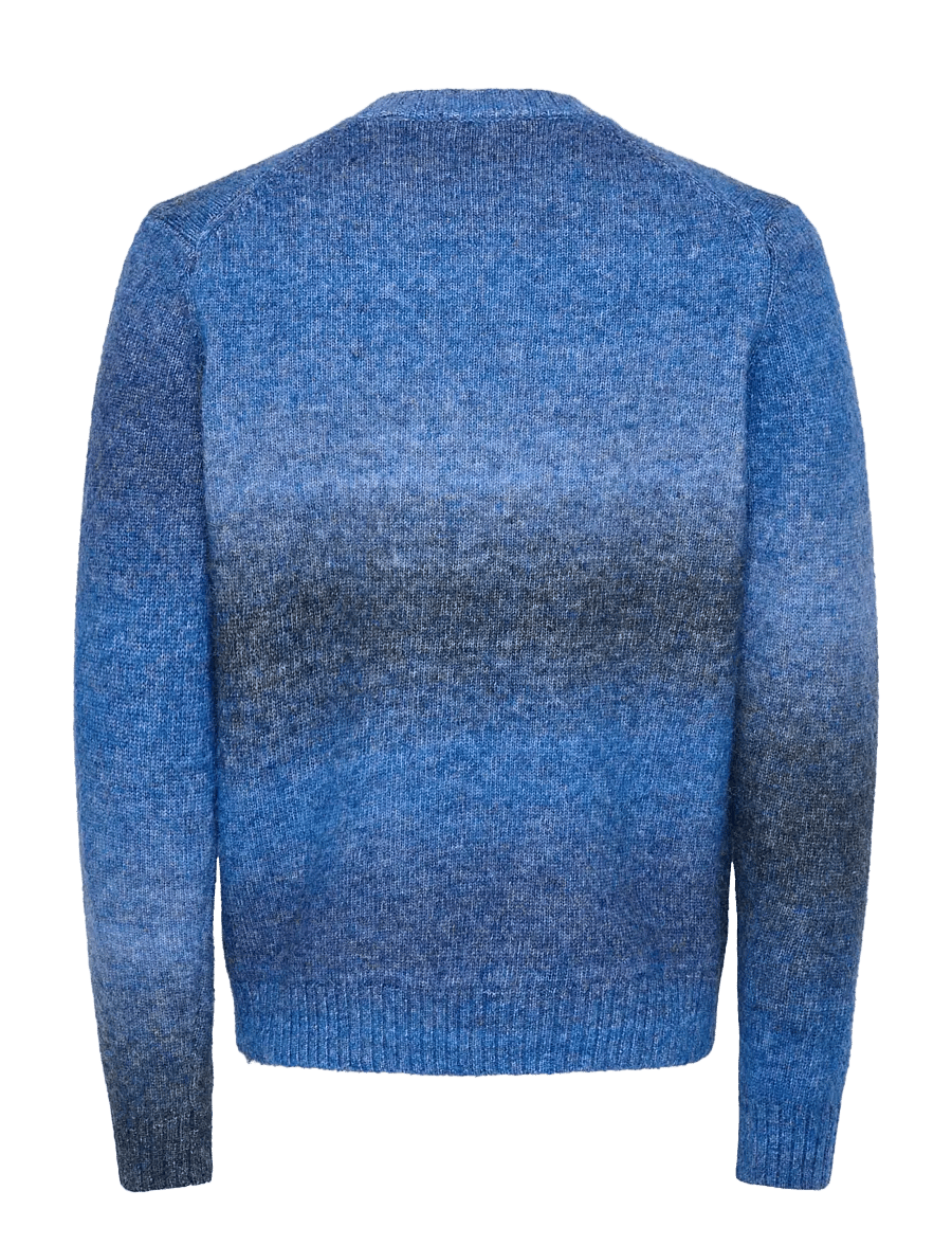 ONLY & SONS - ONSMACK GRADIANT REG CREW KNIT - Ümara kaelusega - navy blazer - 1