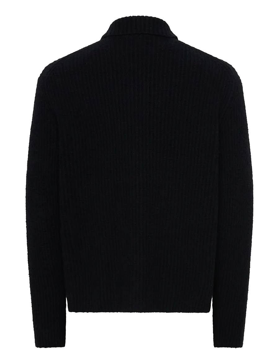 ONLY & SONS - ONSFRAME RLX ZIP CARDIGAN KNIT - cardigans - black - 1