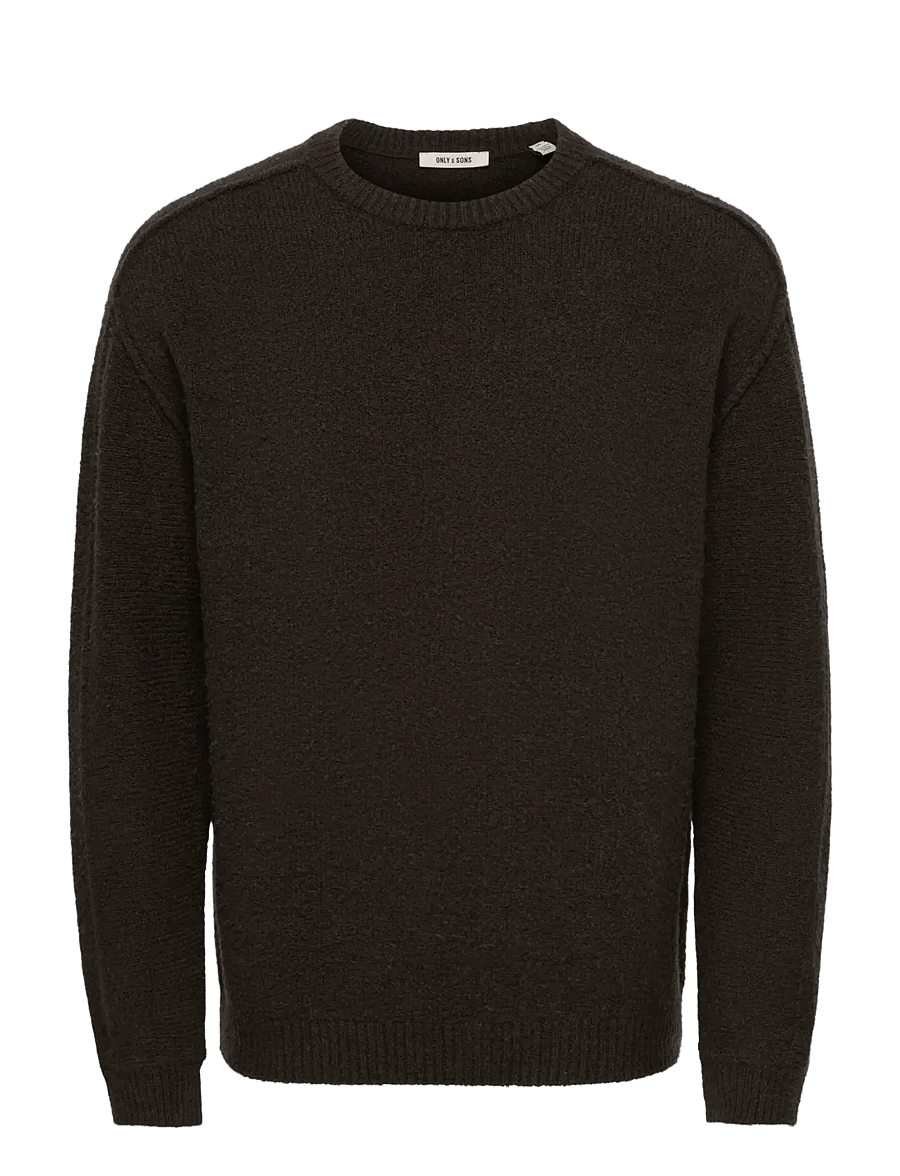 ONLY & SONS - ONSJAMES CUTLINE RLX CREW KNIT - rundhals - demitasse - 1