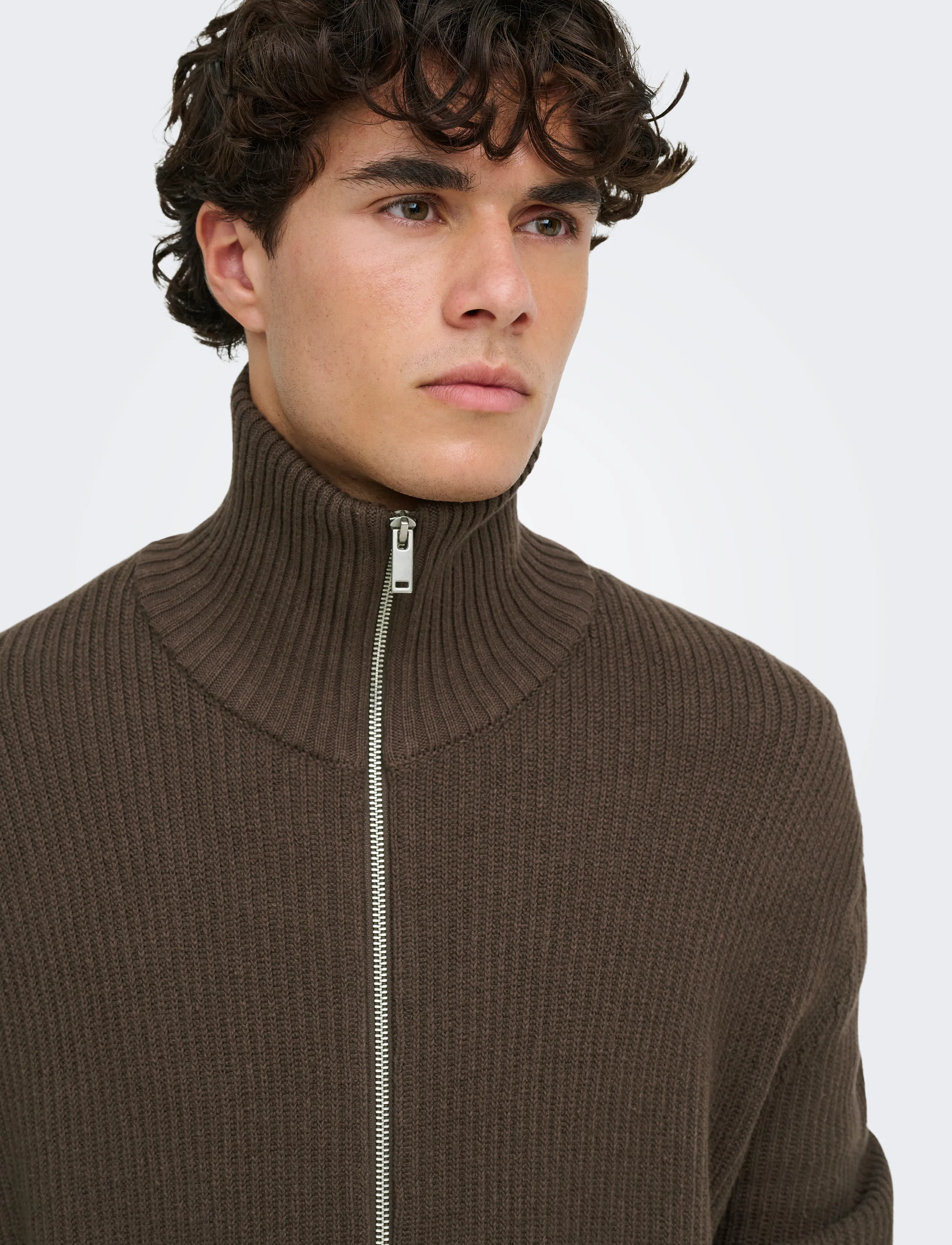 ONLY & SONS Onsstay Reg Zip Cardigan Knit Frml herr – bild 4
