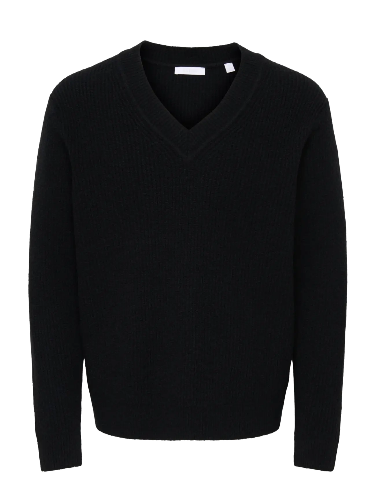 ONLY & SONS ONSSKY REG LS V-NECK KNIT FRML - Kleidung - BLACK / black