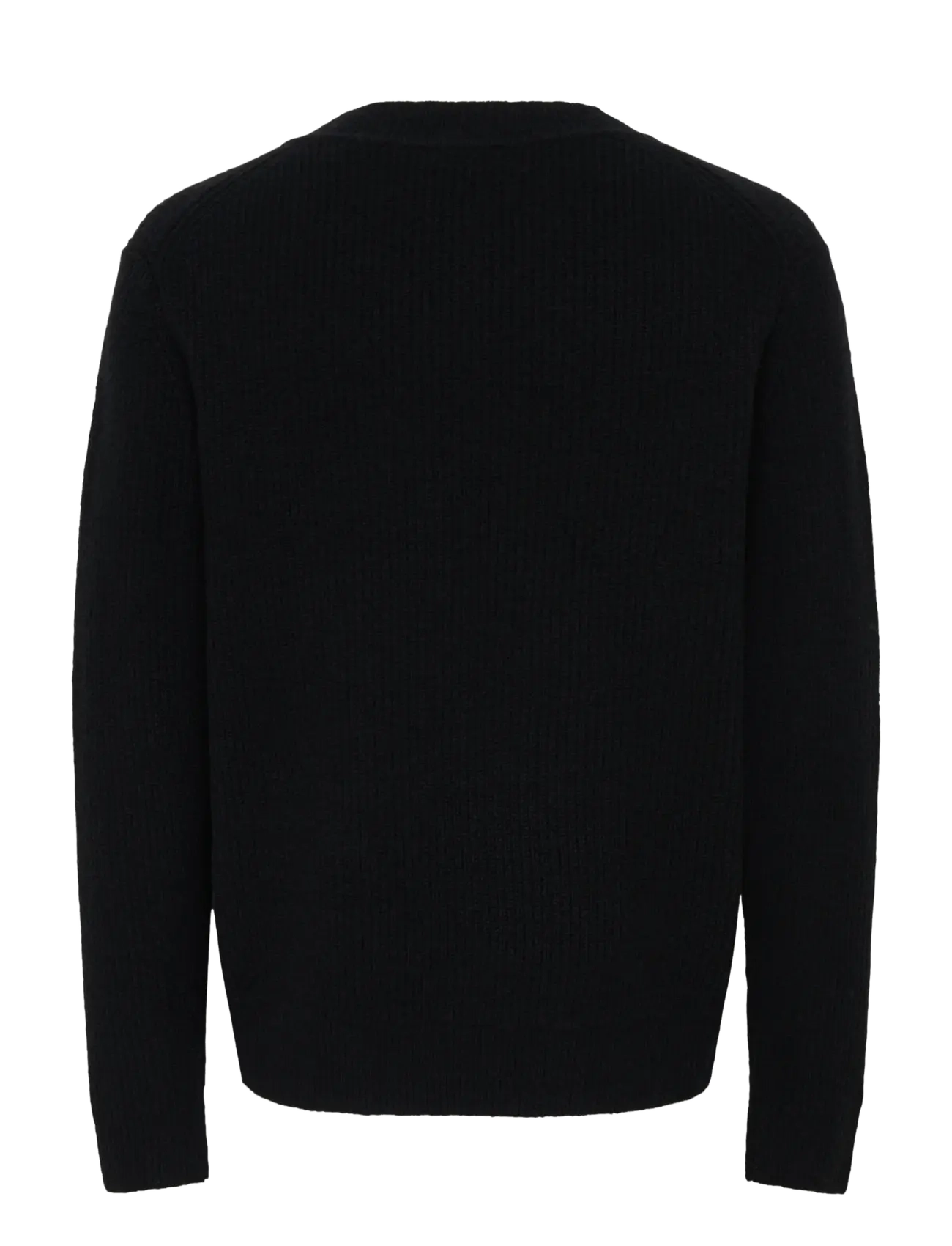 ONLY & SONS - ONSSKY REG LS V-NECK KNIT FRML - black - 2