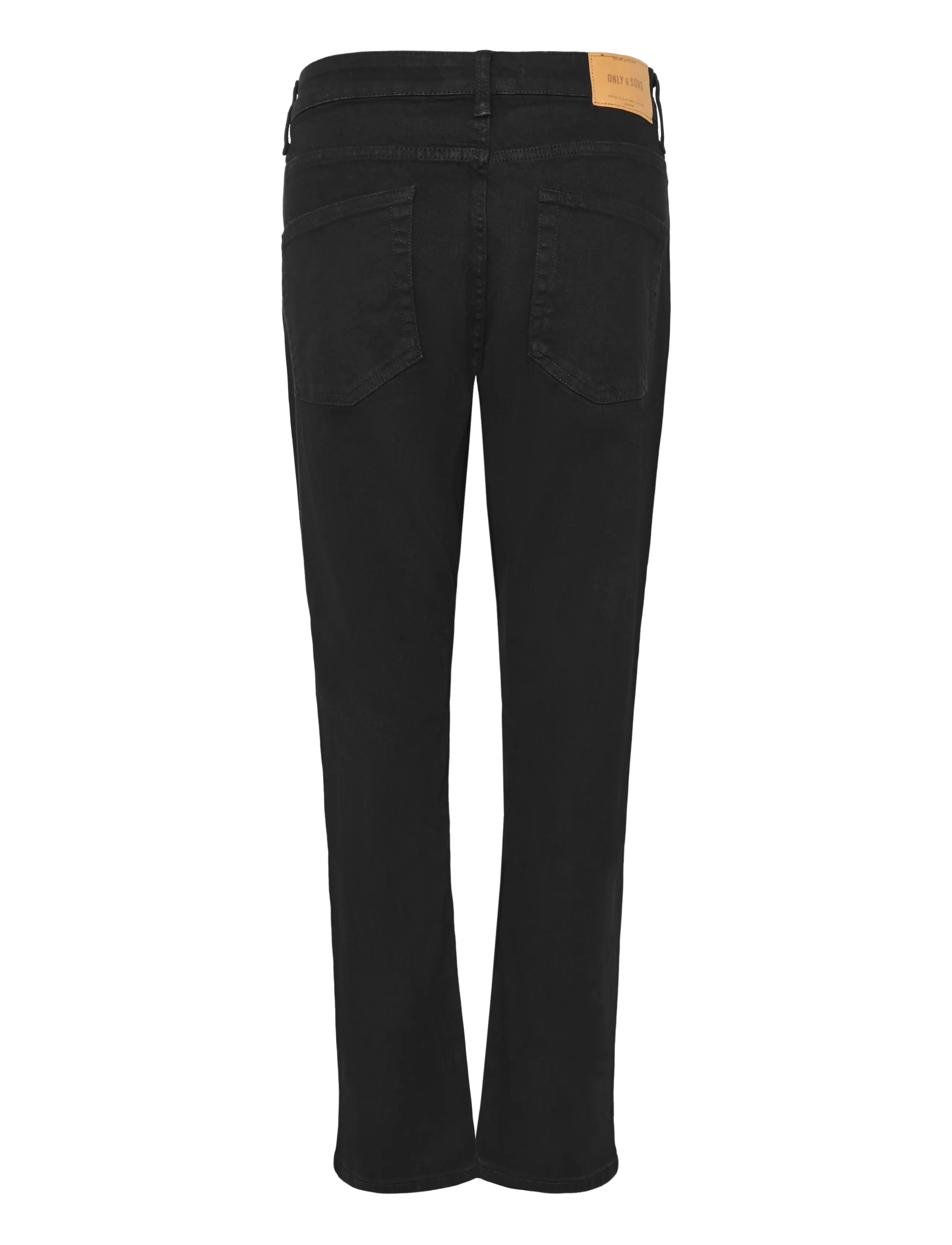 ONLY & SONS - ONSWEFT REG 9407 EY BOX JEANS MU - regular jeans - black denim - 2