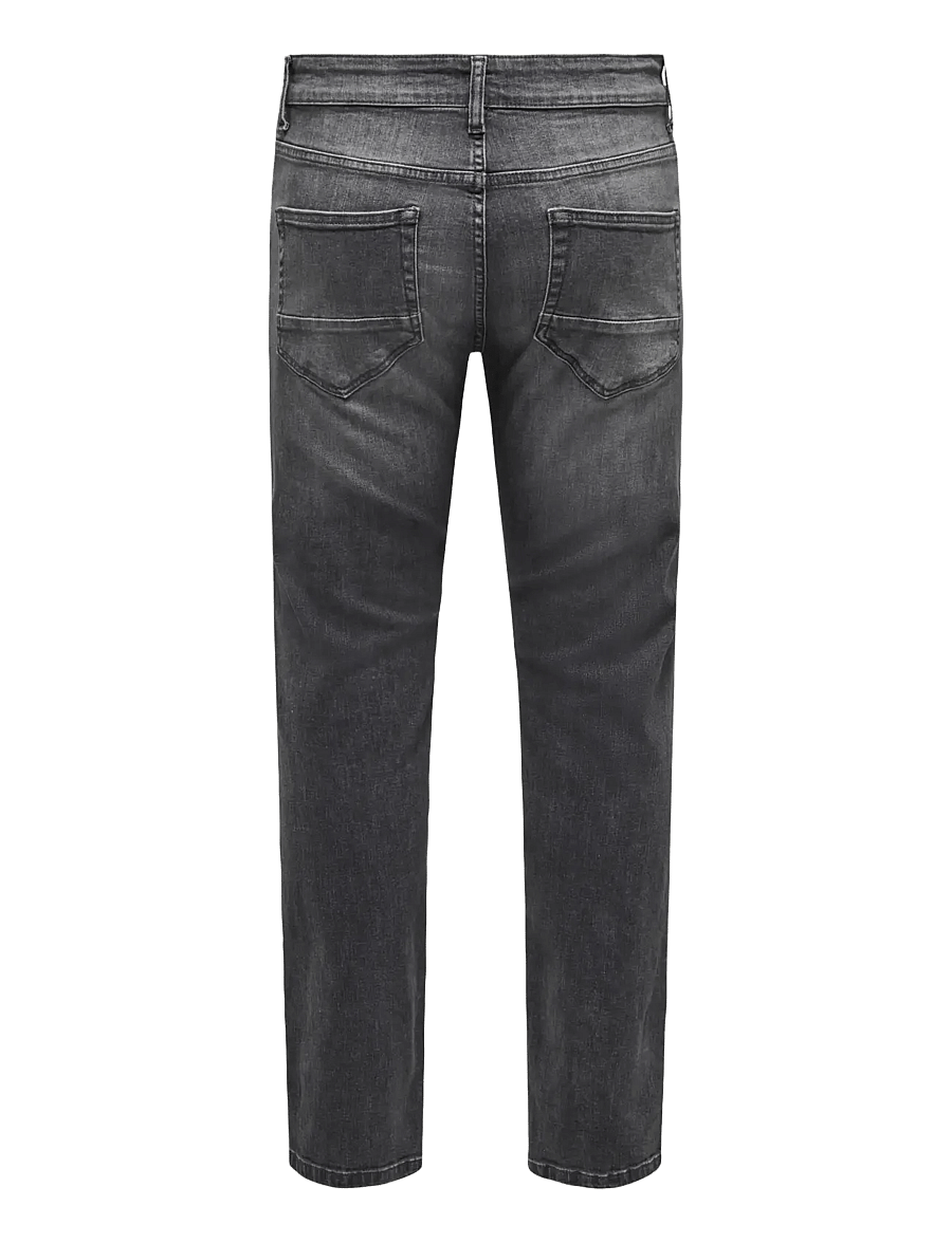ONLY & SONS - ONSWEFT REG 9407 EY BOX JEANS MU - dark grey denim - 2