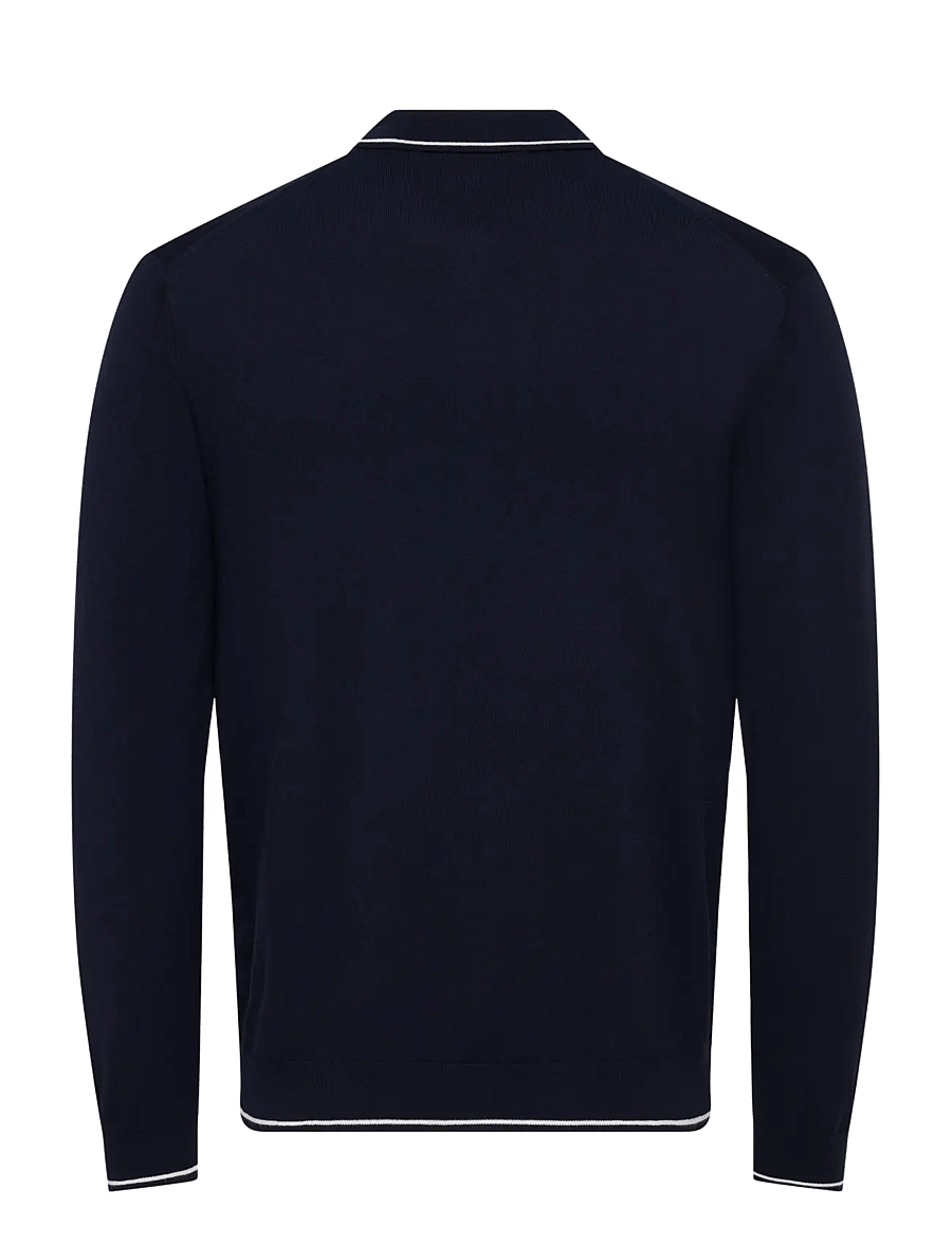 ONLY & SONS - ONSWYLER REG 14SS ZIP POLO FRML - dark navy - 2