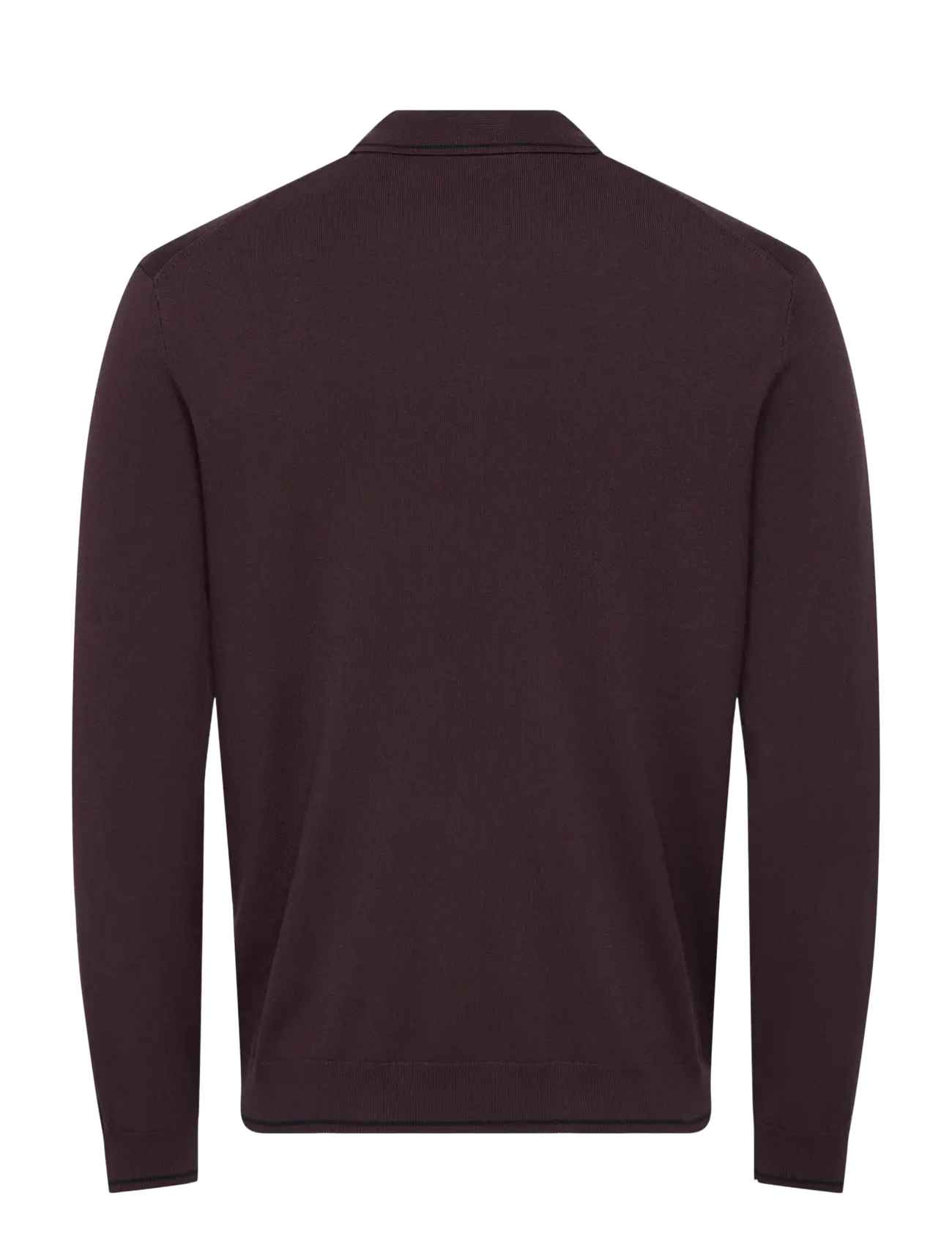 ONLY & SONS - ONSWYLER REG 14SS ZIP POLO FRML - langärmelige strick-polohemden - fudge - 1