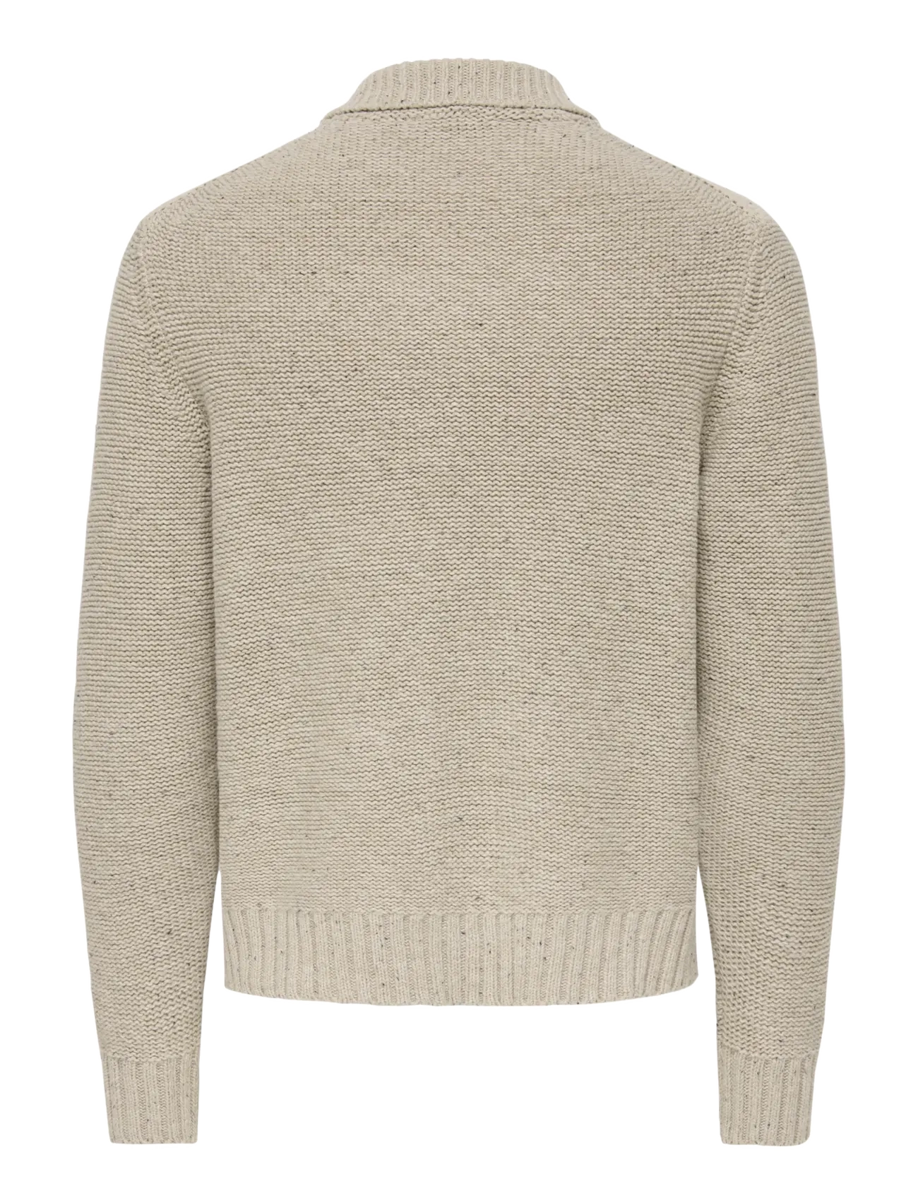 ONLY & SONS - ONSSTING RLX NAPS CARDIGAN KNIT WW - kardiganid - silver lining - 1